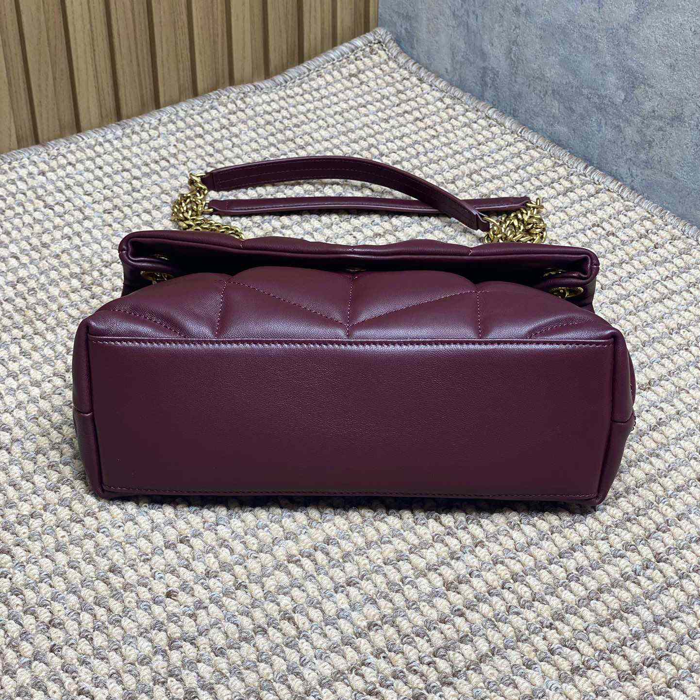 Saint Laurent Puffer Medium In Shiny Leather - EUR FASHION