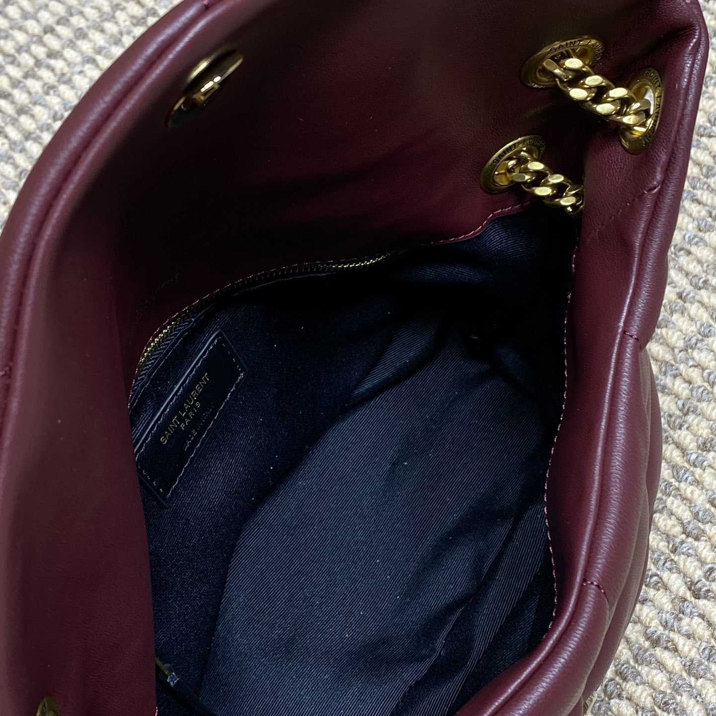 Saint Laurent Puffer Medium In Shiny Leather - EUR FASHION