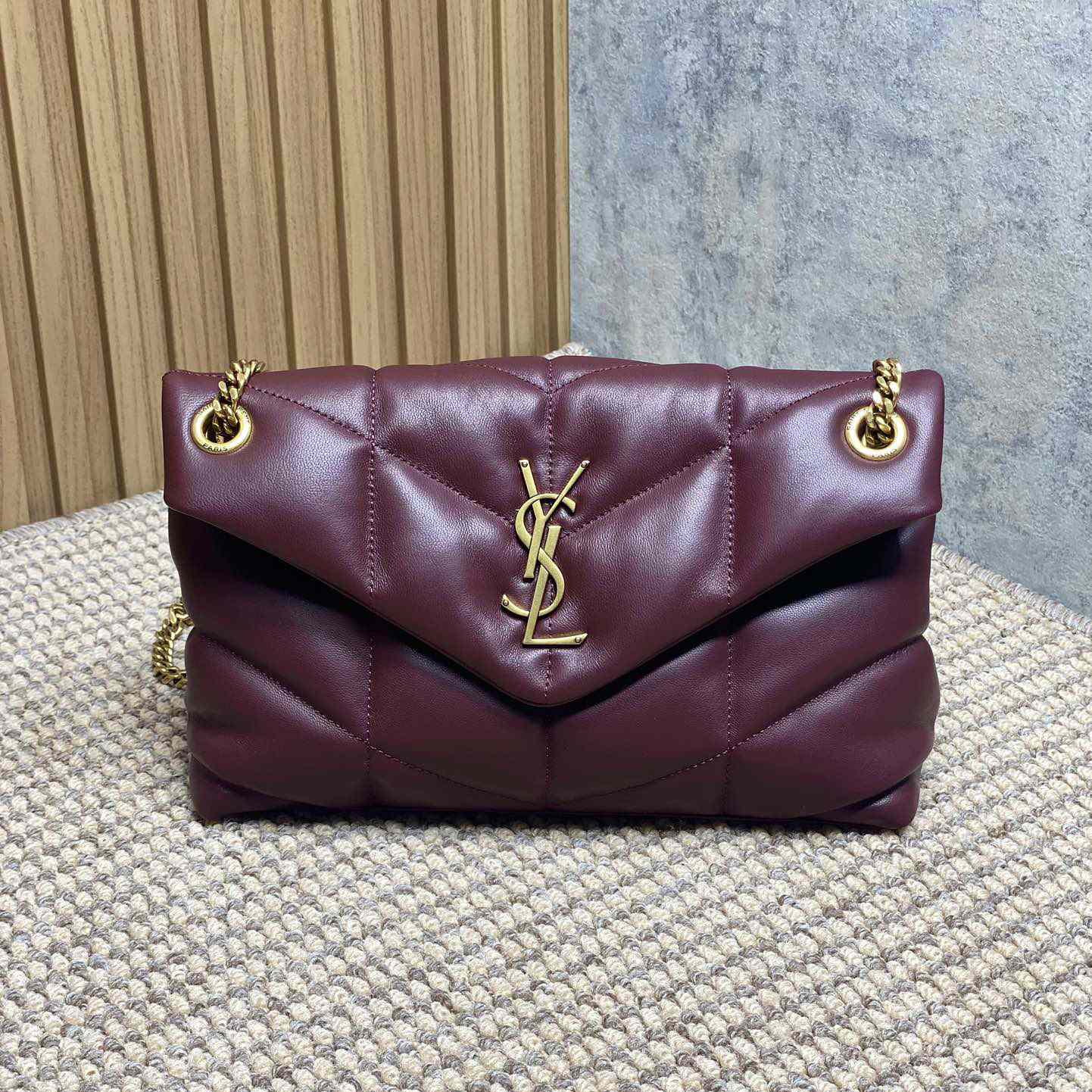 Saint Laurent Puffer Medium In Shiny Leather - EUR FASHION