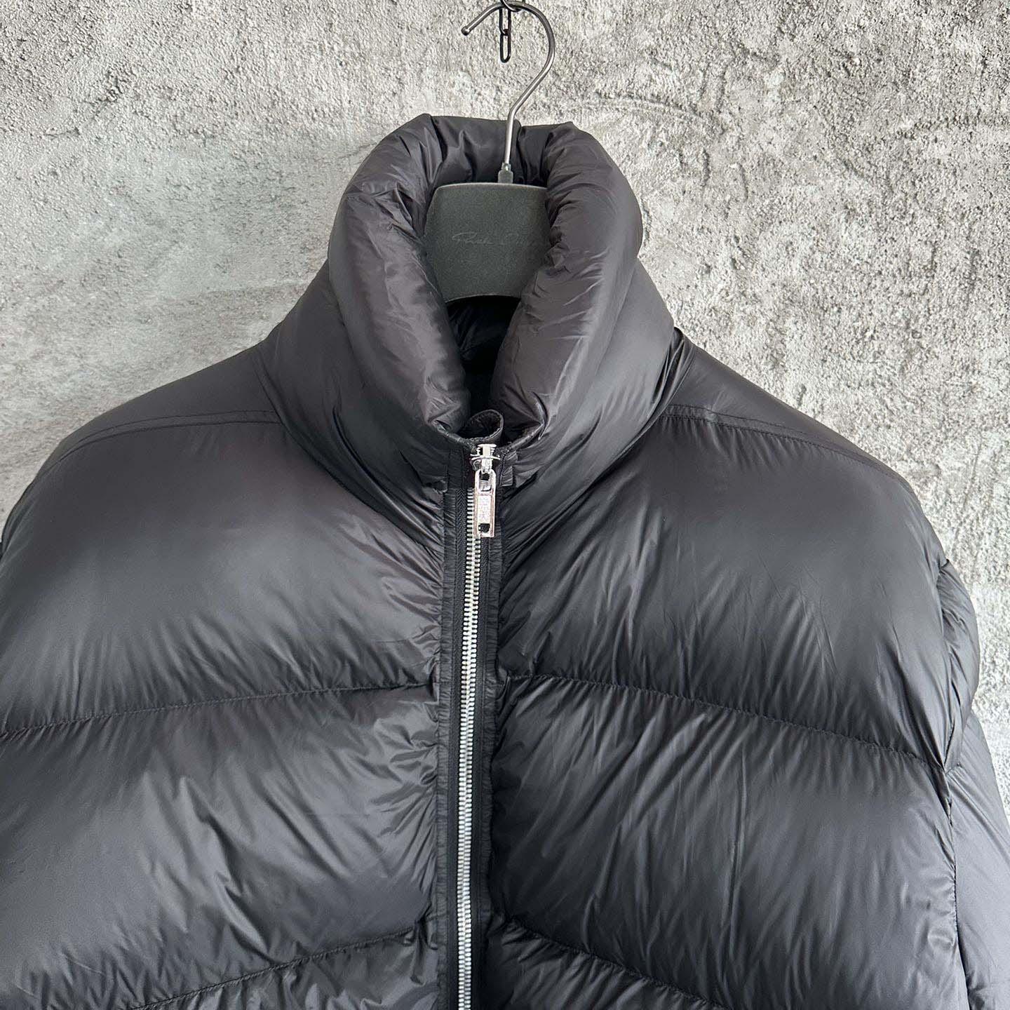 Rick Owens Turtle Nylon Cropped Puffer Jacket  - EUR FASHION