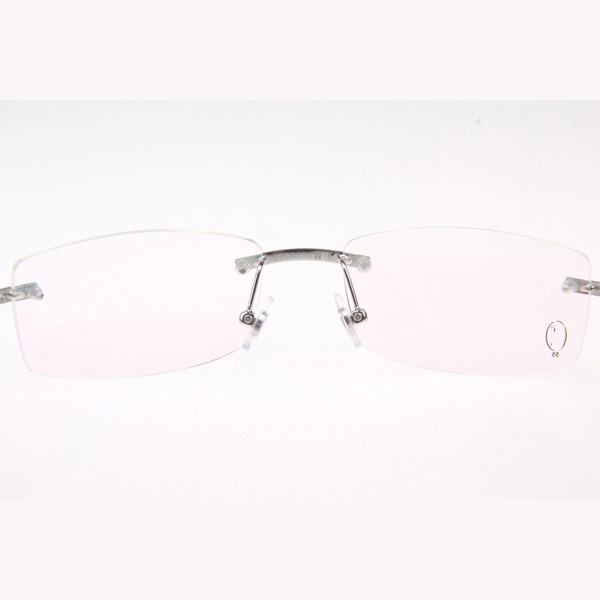 Cartier CT_3524012 White Mix Black Buffalo Eyeglasses In Silver - EUR FASHION