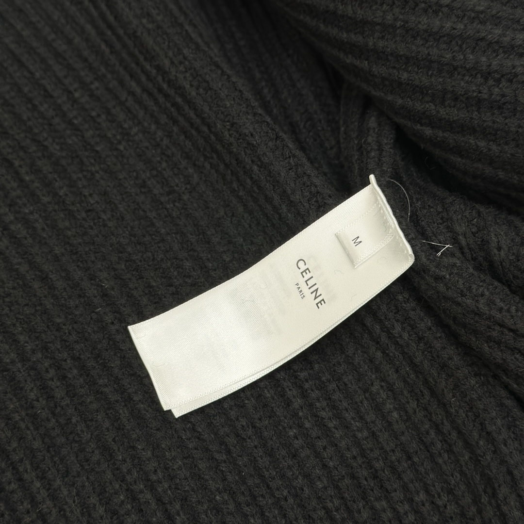 Celine Hooded Cardigan In Ribbed Wool - EUR FASHION