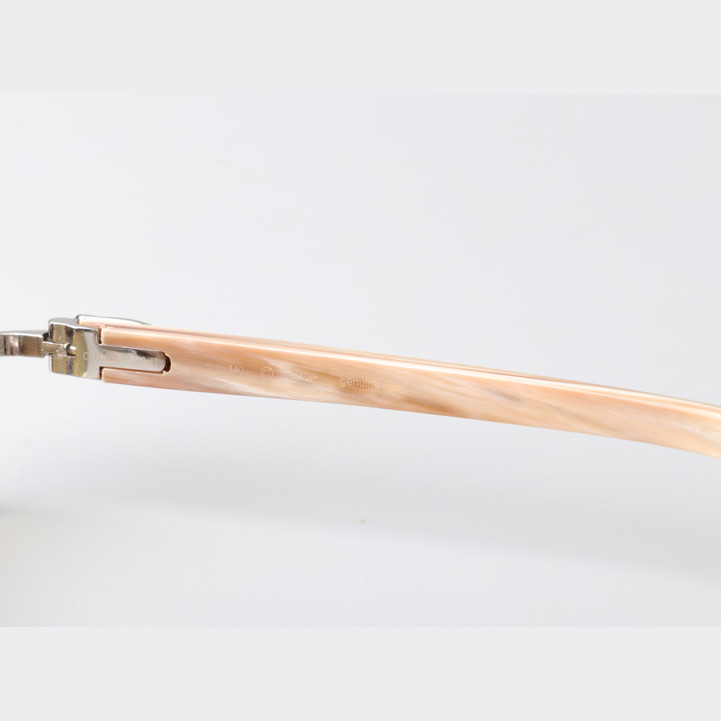 Cartier CT_3524012 White Buffalo Sunglasses In Silver Brown - EUR FASHION