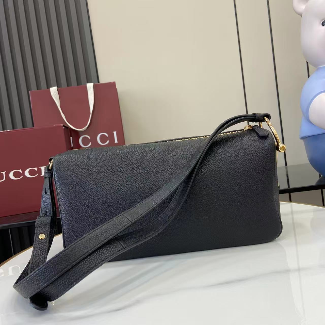 Gucci Half Horsebit Medium Shoulder Bag - EUR FASHION