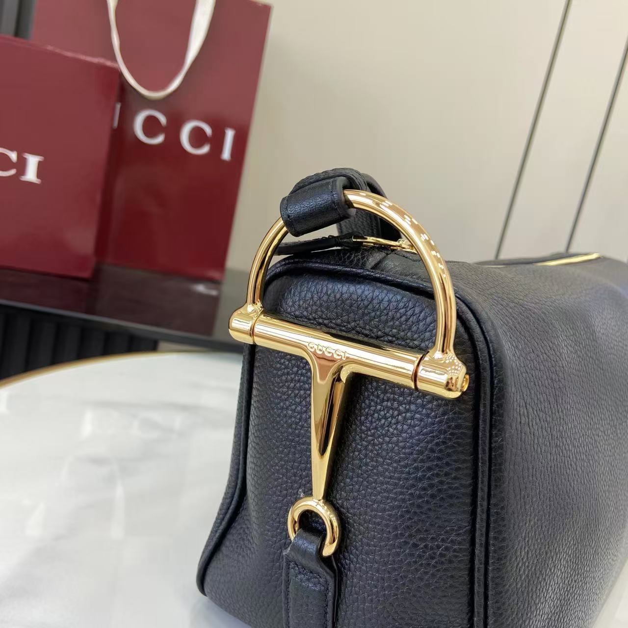 Gucci Half Horsebit Medium Shoulder Bag - EUR FASHION