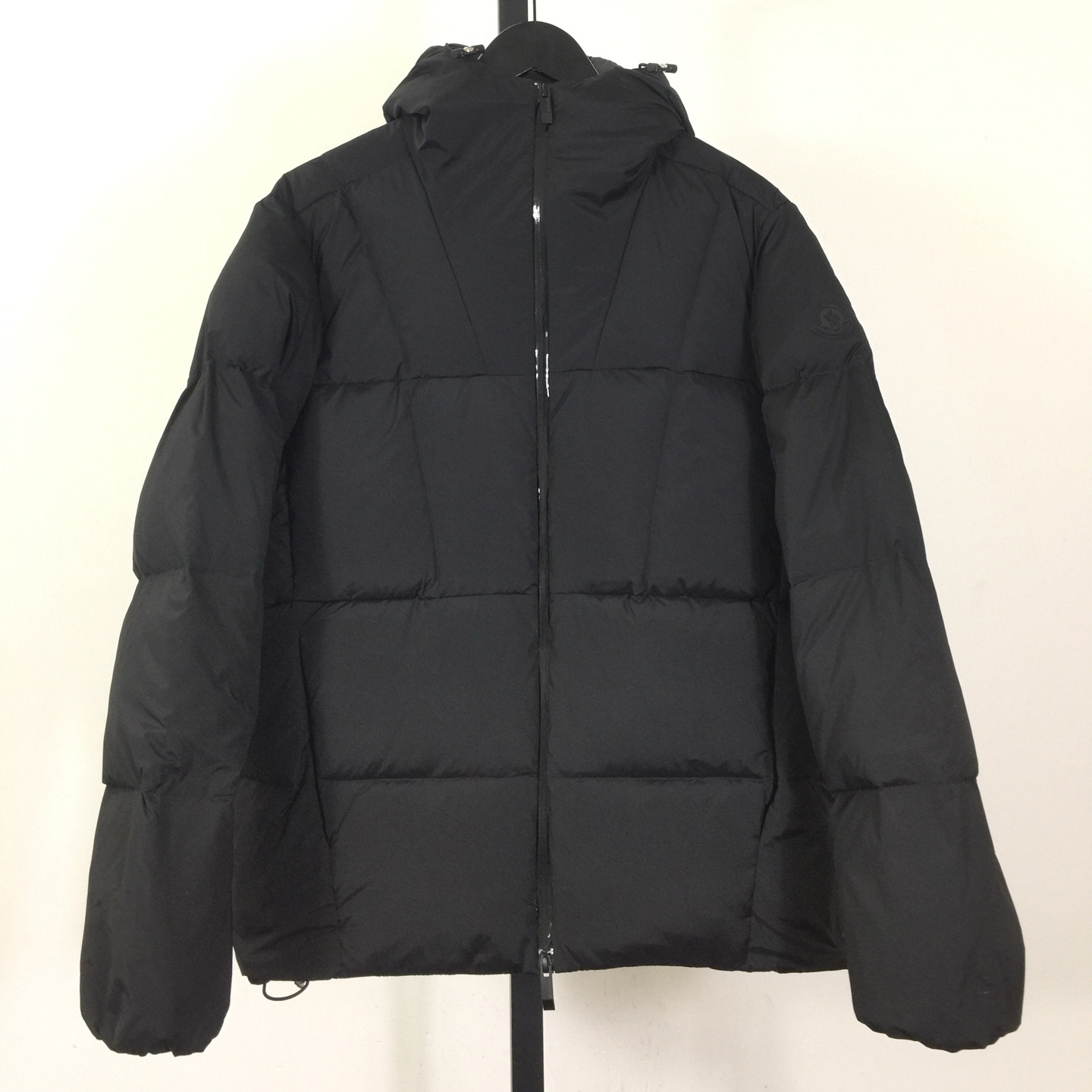 Moncler Fusain Hooded Short Down Jacket - EUR FASHION