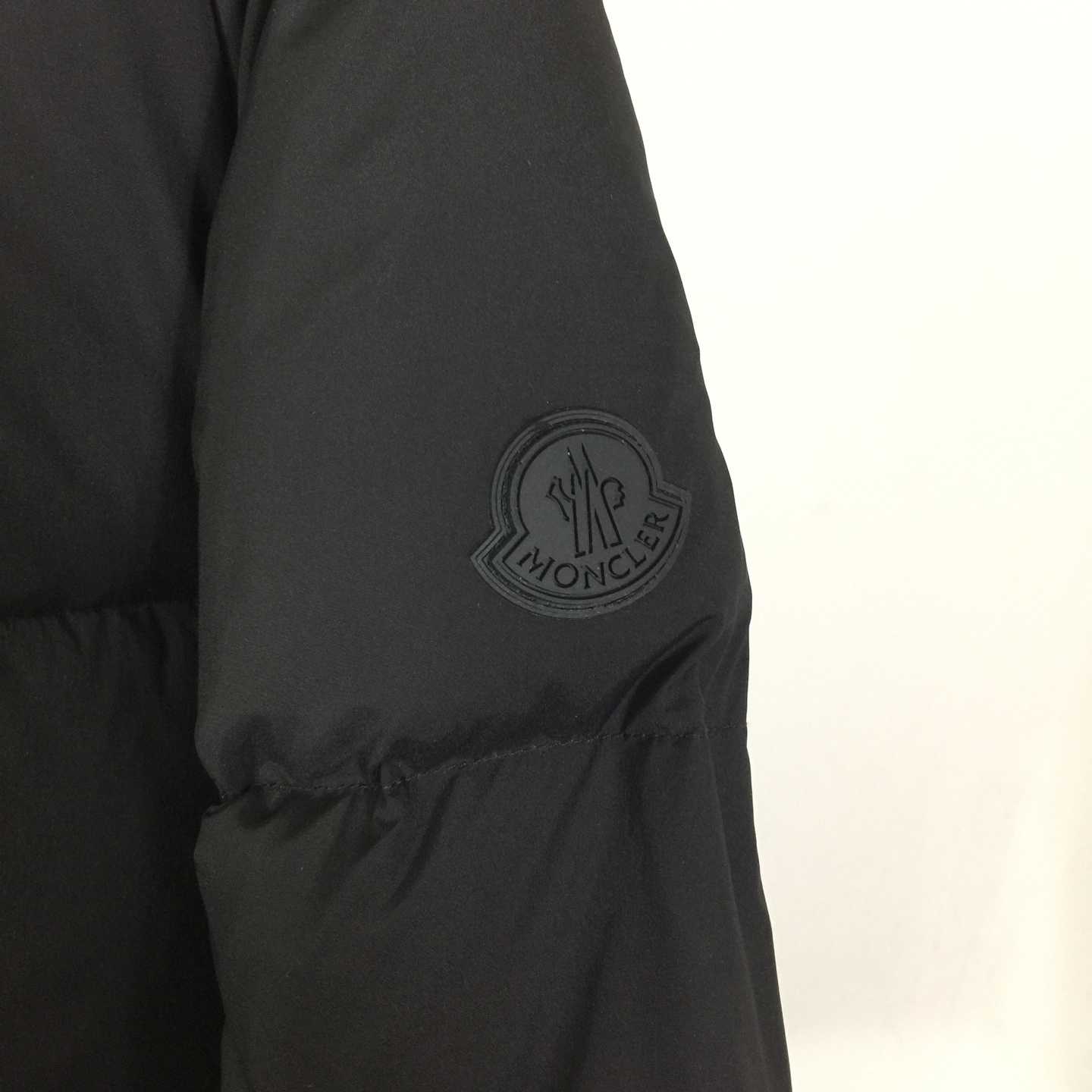 Moncler Fusain Hooded Short Down Jacket - EUR FASHION