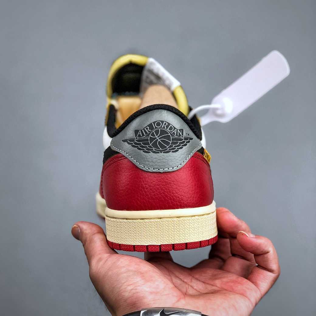 Air Jordan 1 Low “UN White/Red” Lifestyle Sneakers HQ6998-6001 - EUR FASHION