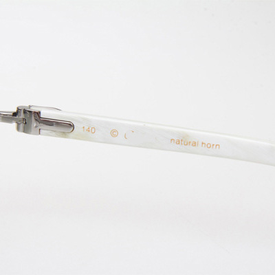 Cartier CT_3524012 White Buffalo Sunglasses In Silver Grey - EUR FASHION