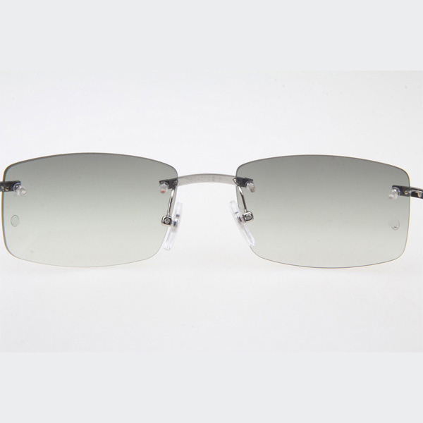 Cartier CT_3524012 White Buffalo Sunglasses In Silver Grey - EUR FASHION