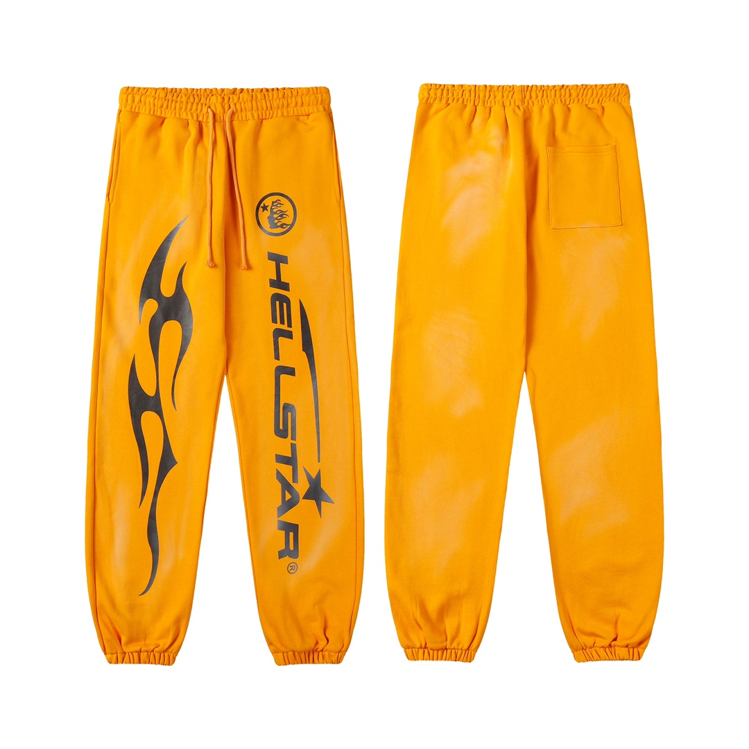 Hellstar Cotton Hoodie And Sweatpant - EUR FASHION