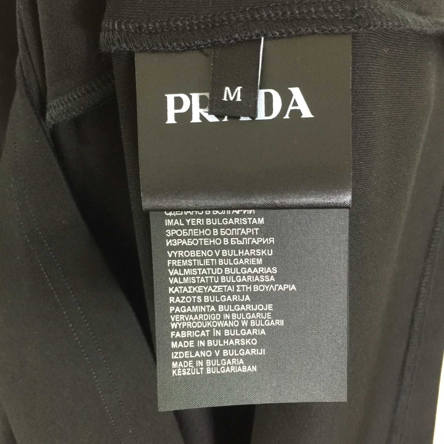 Prada Logo Cotton Tee - EUR FASHION