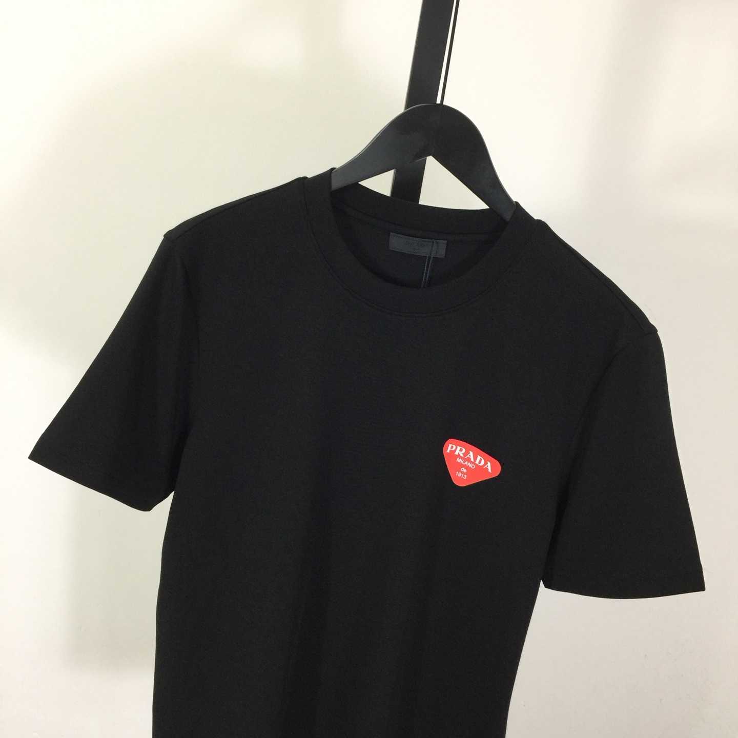 Prada Logo Cotton Tee - EUR FASHION