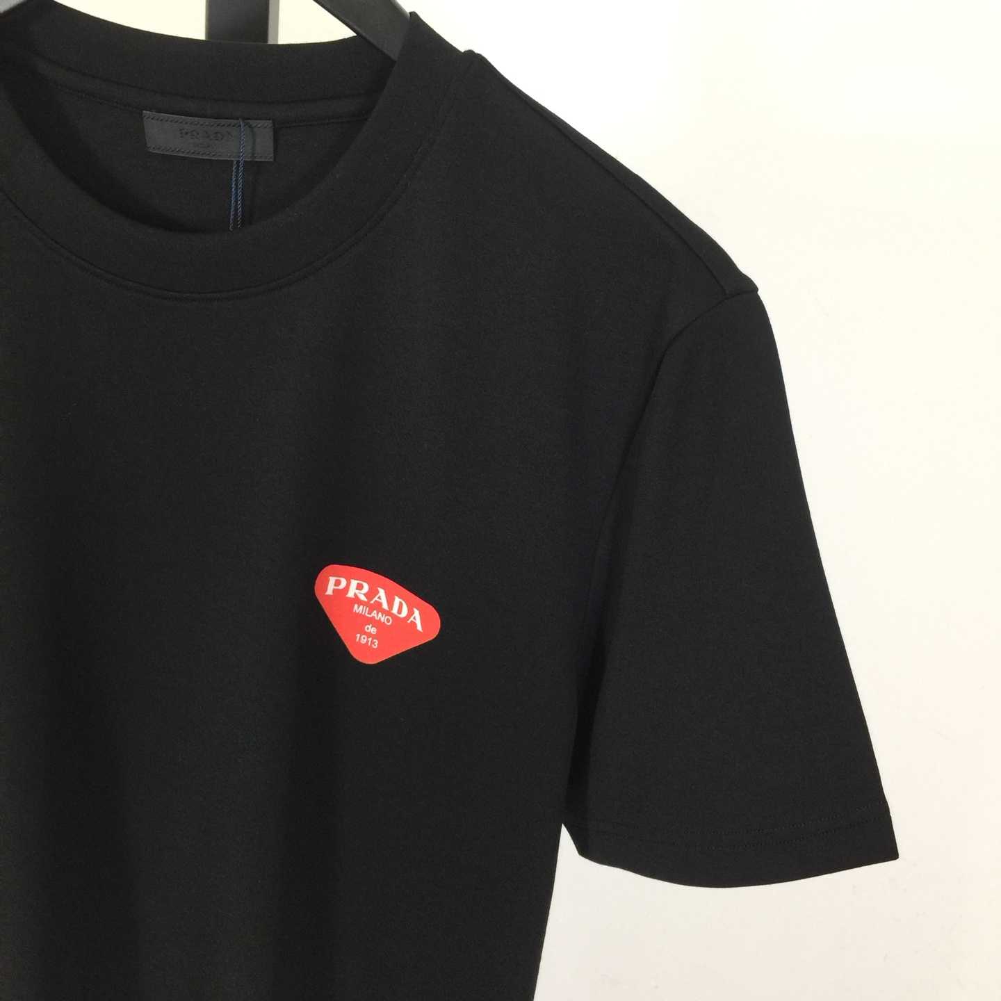 Prada Logo Cotton Tee - EUR FASHION
