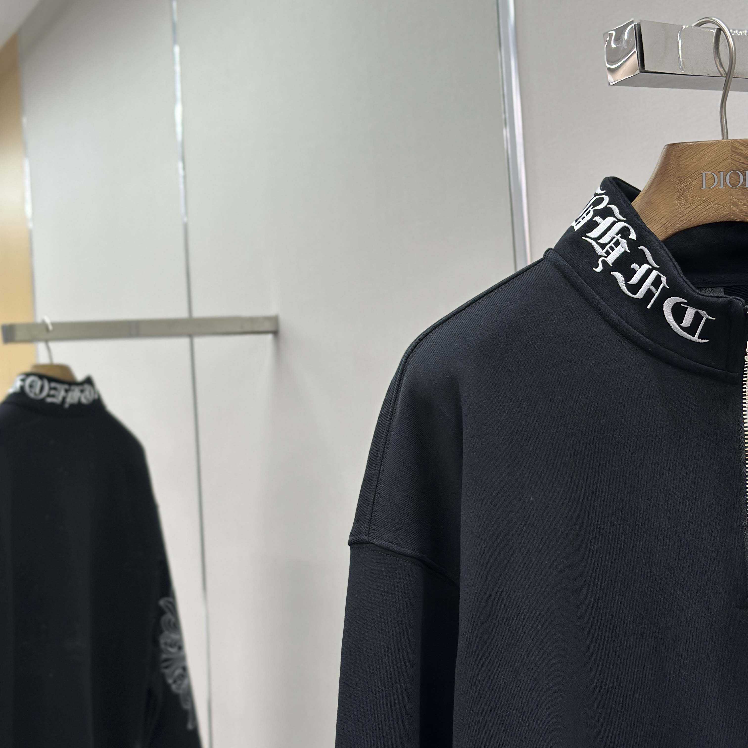 Chrome Hearts Half-zip Sweatshirt - EUR FASHION