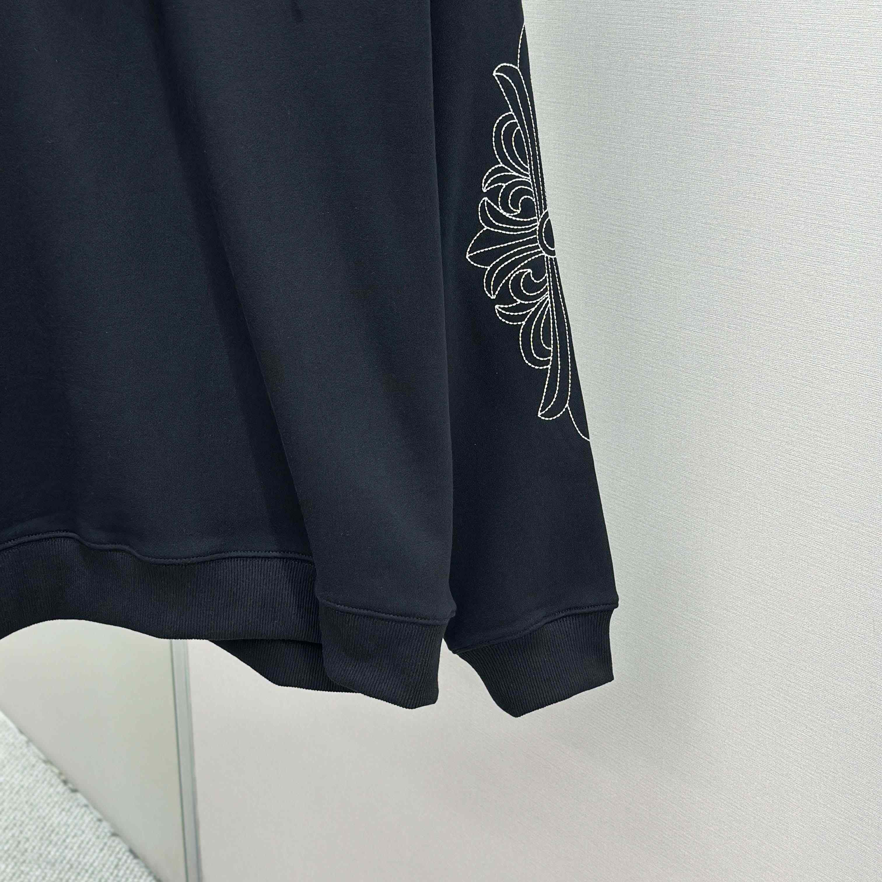 Chrome Hearts Half-zip Sweatshirt - EUR FASHION