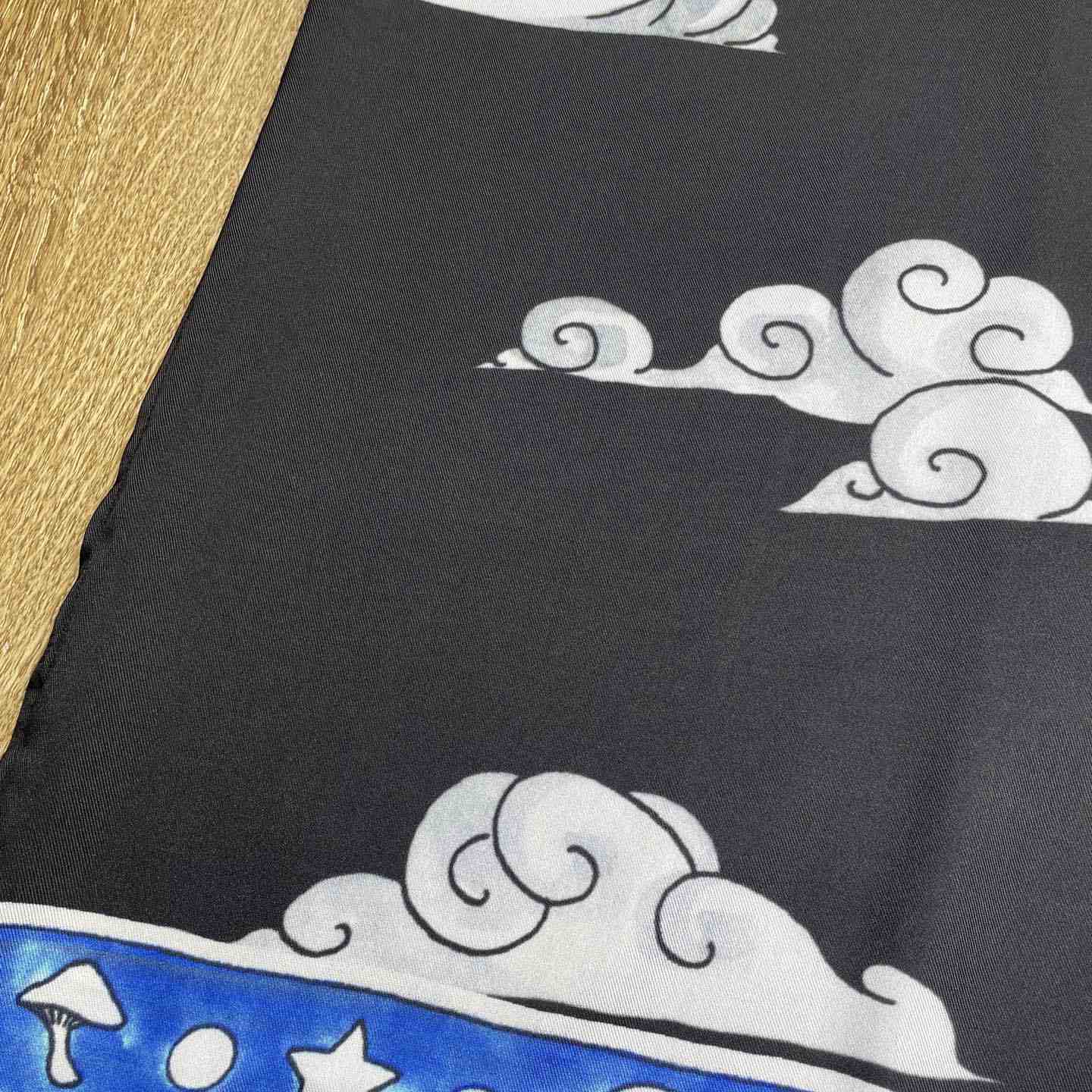 Casablanca The Four Elements Long Sleeve Silk Shirt   CA3546 - EUR FASHION