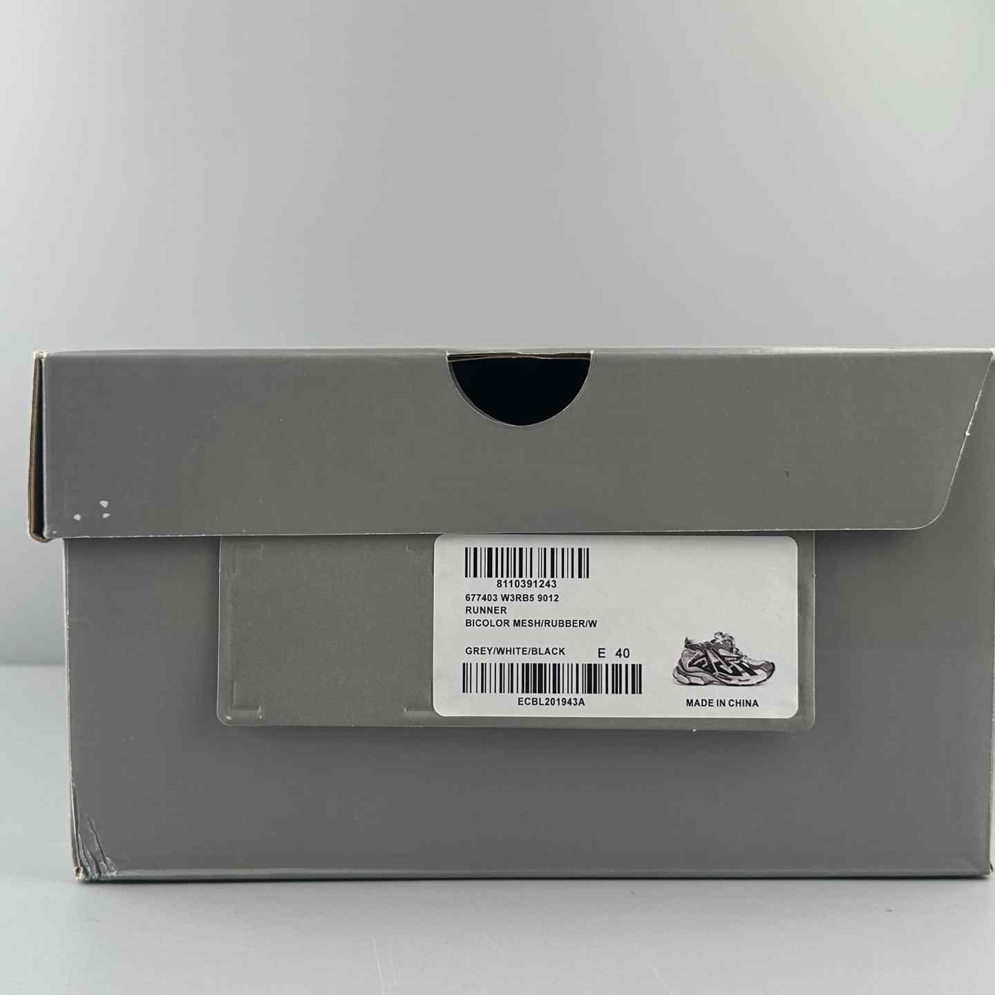 Balenciaga Runner Sneaker In Grey, White And Black - EUR FASHION
