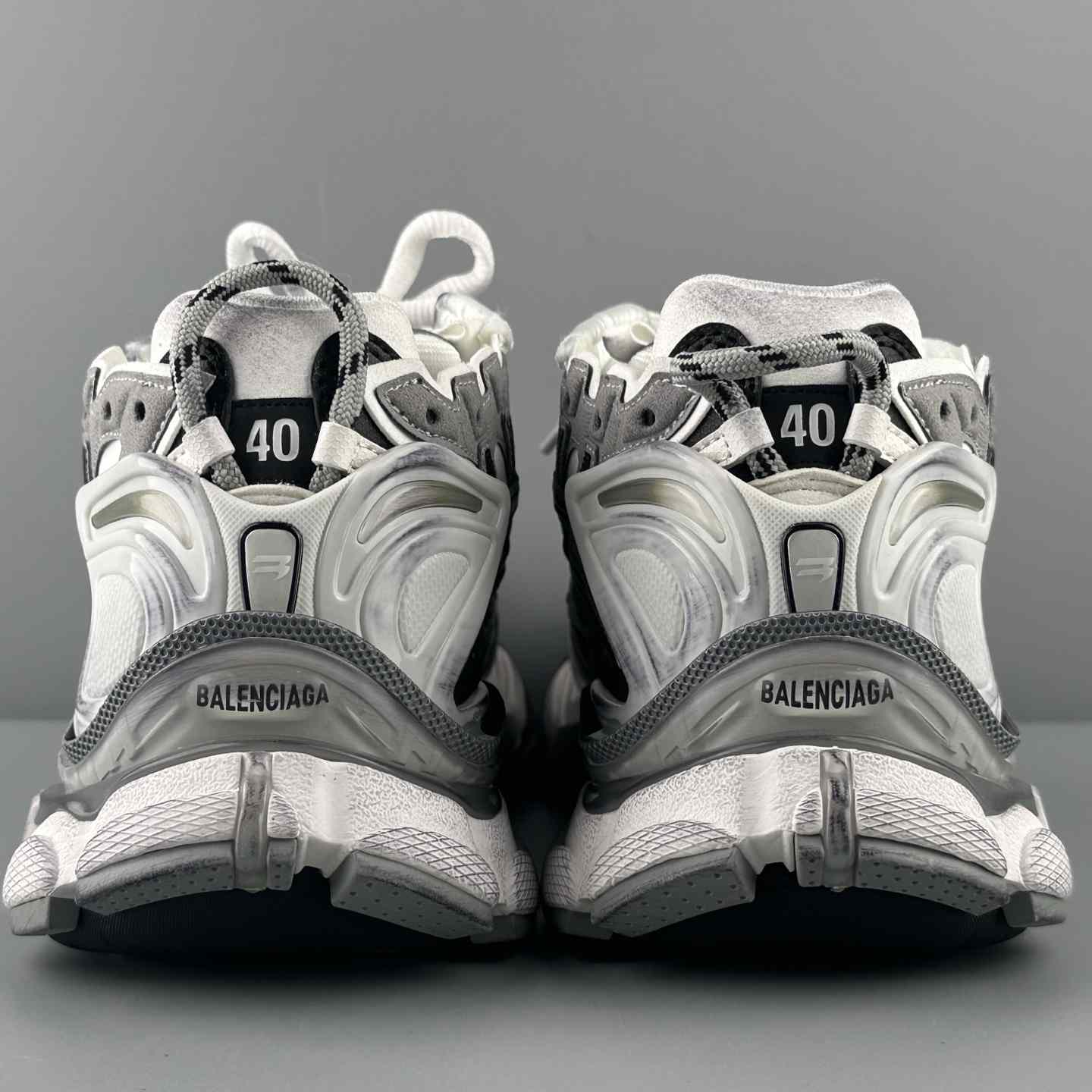 Balenciaga Runner Sneaker In Grey, White And Black - EUR FASHION