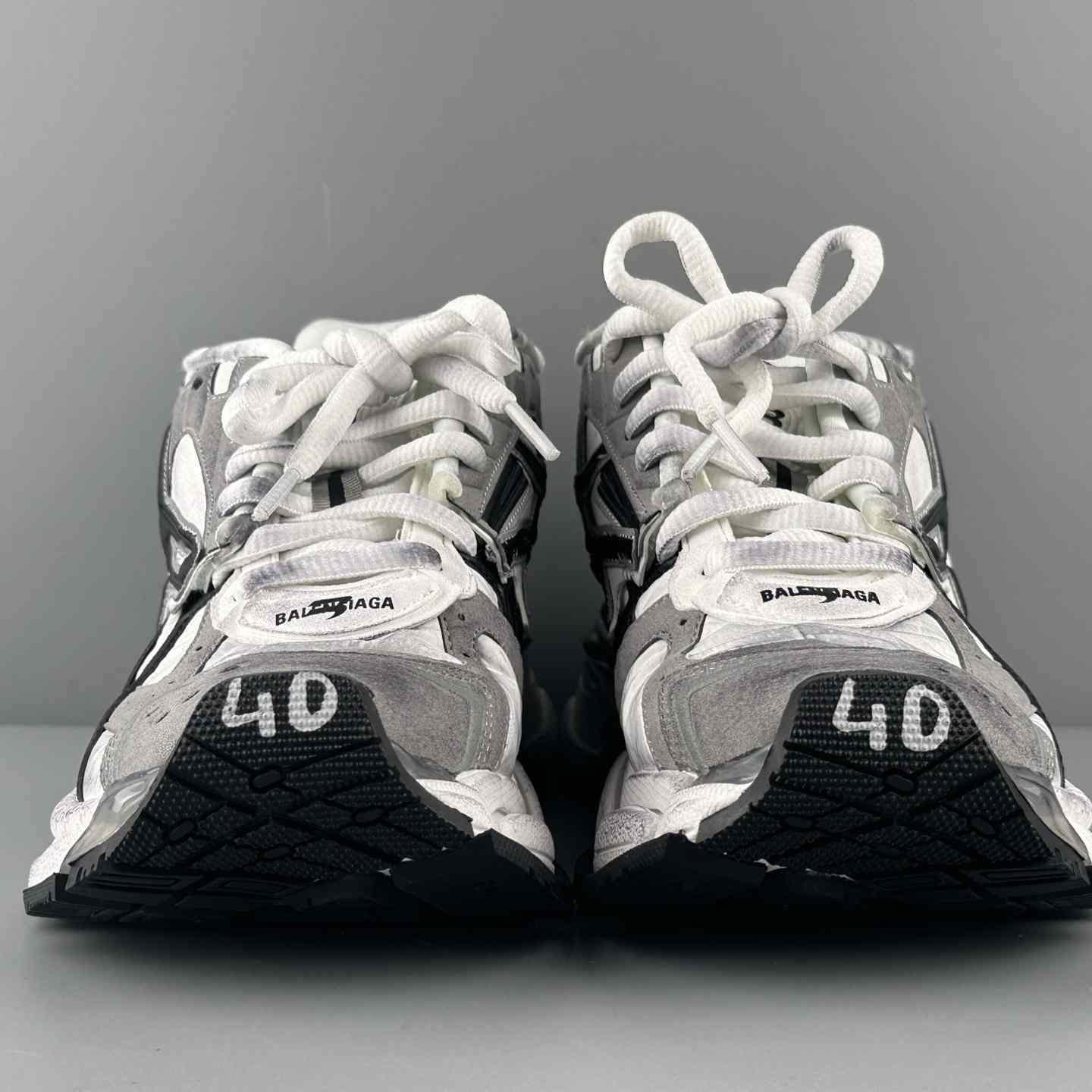 Balenciaga Runner Sneaker In Grey, White And Black - EUR FASHION