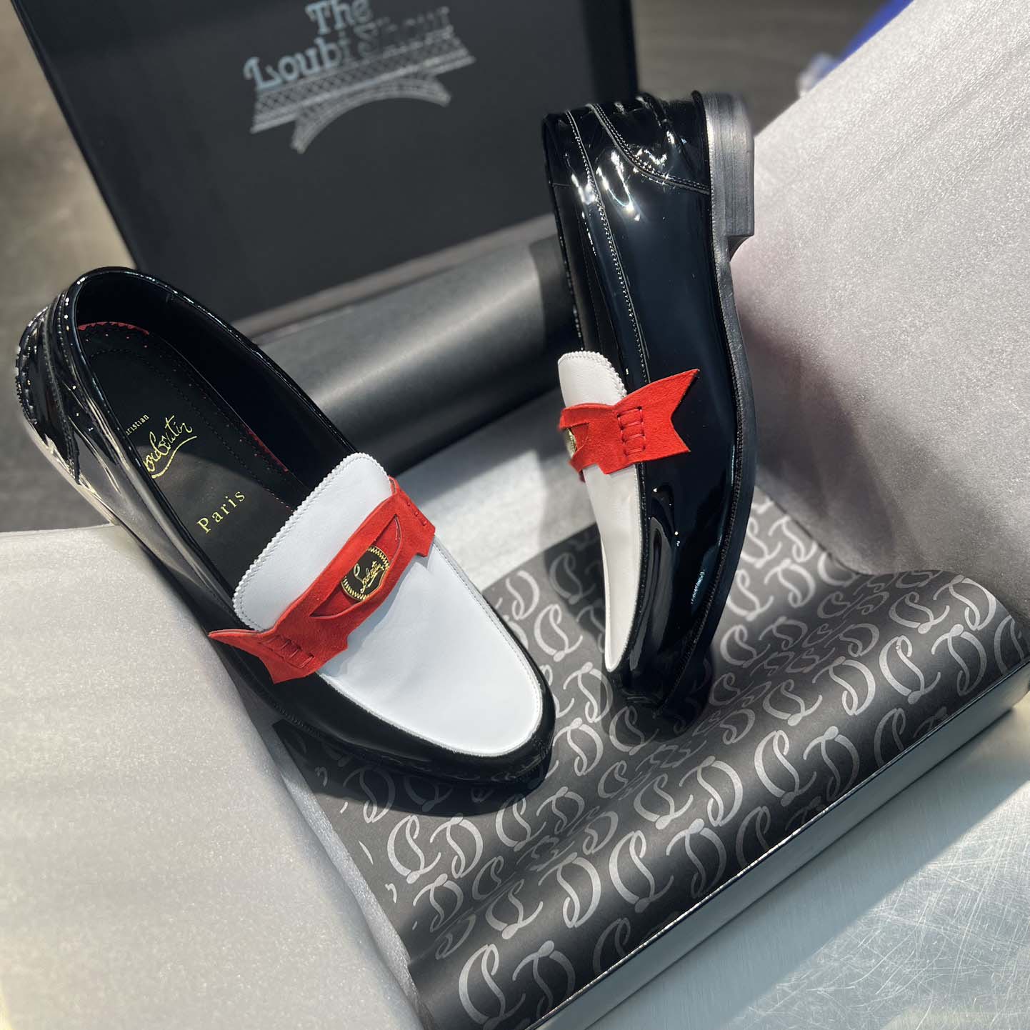 Christian Louboutin Penny Loafers - Patent calf leather  - EUR FASHION