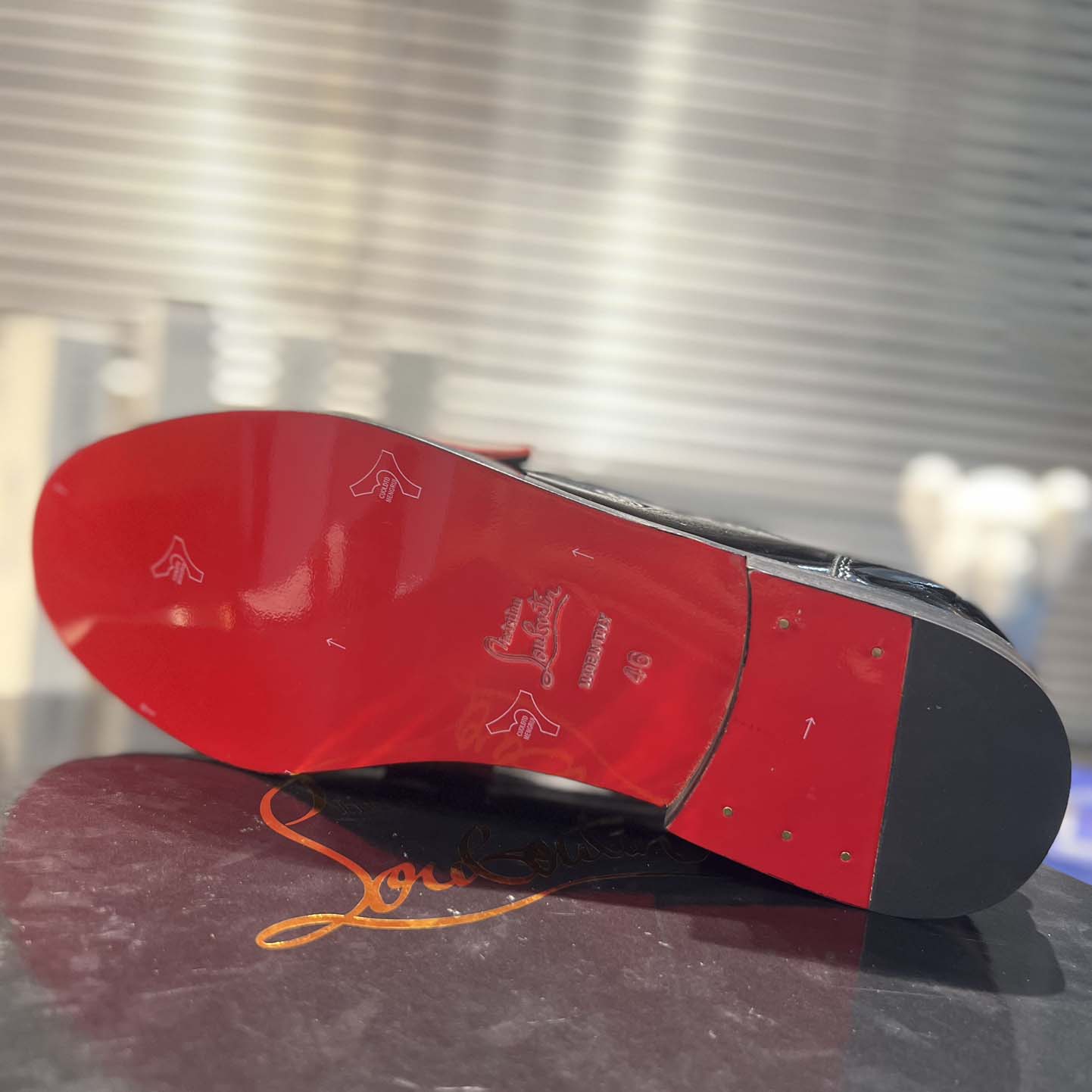 Christian Louboutin Penny Loafers - Patent calf leather  - EUR FASHION