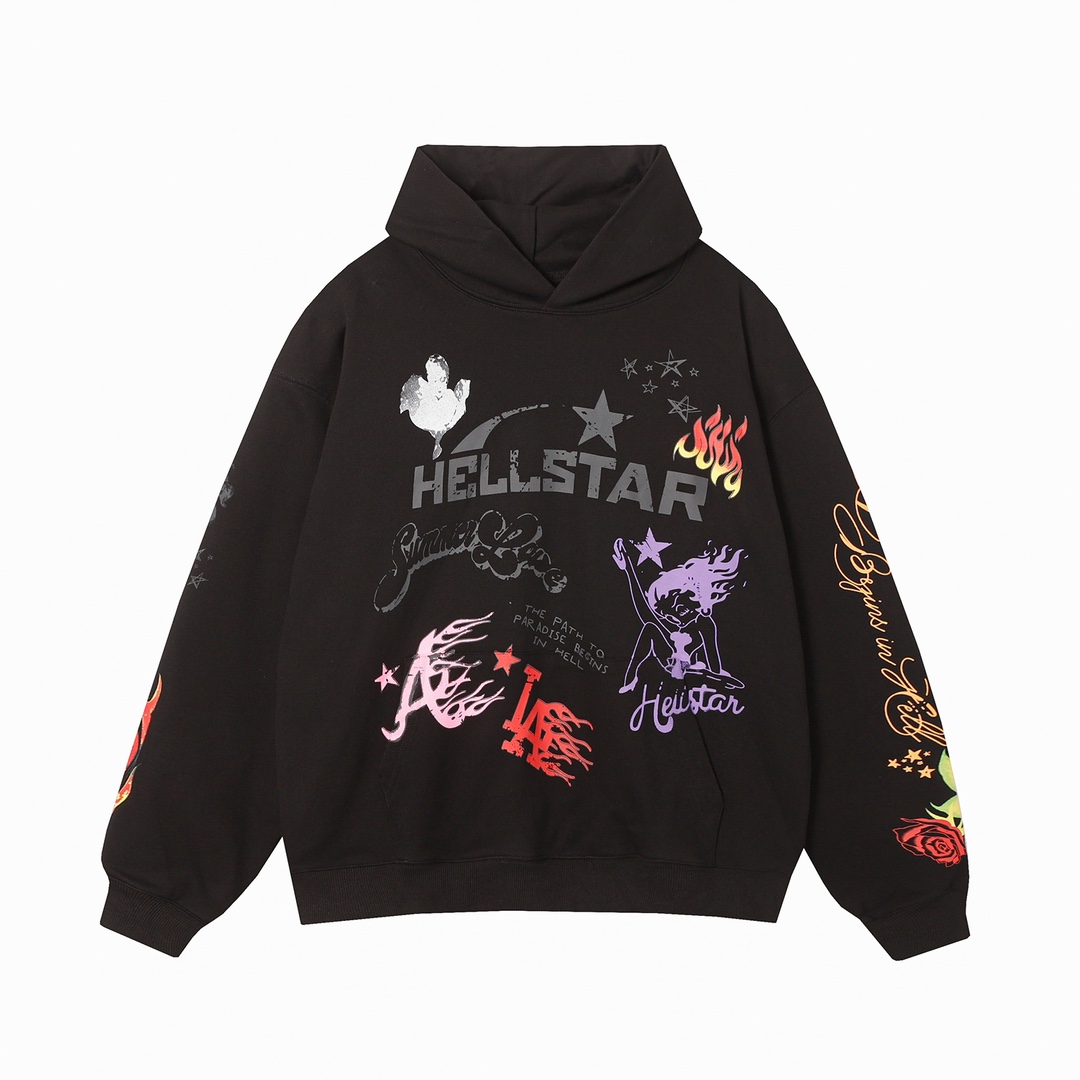 Hellstar Graphic Hoodie - EUR FASHION