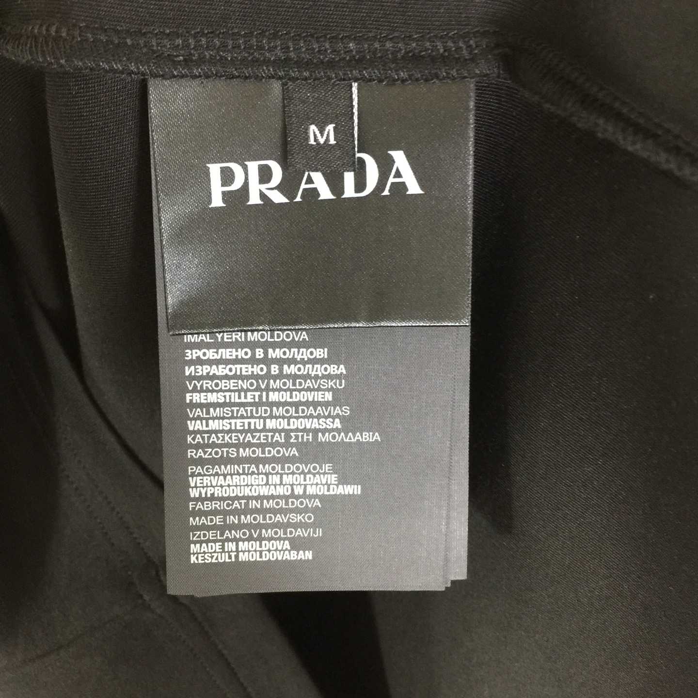 Prada Logo Cotton Tee - EUR FASHION