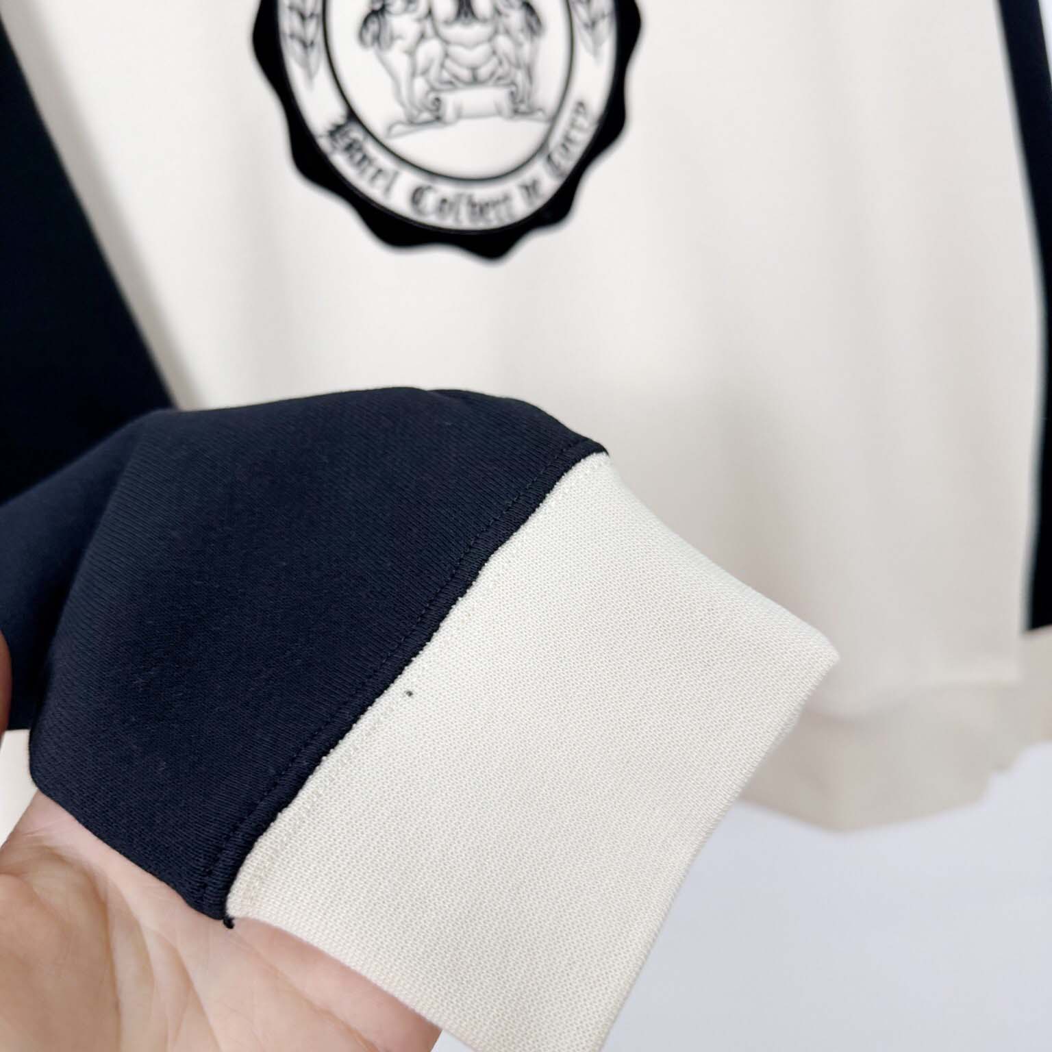 Celine Blason Loose Sweatshirt In Cotton Fleece - EUR FASHION