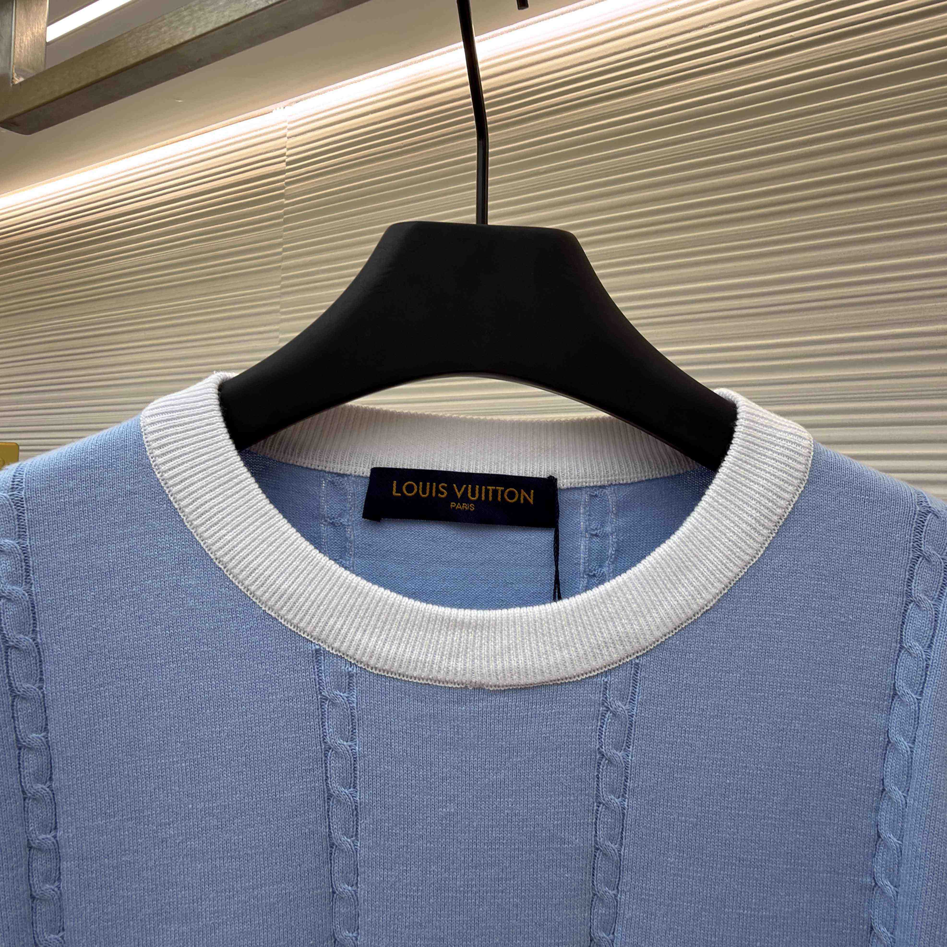 Louis Vuitton Silk-Cotton Short-Sleeved Crewneck   1AIJYL - EUR FASHION