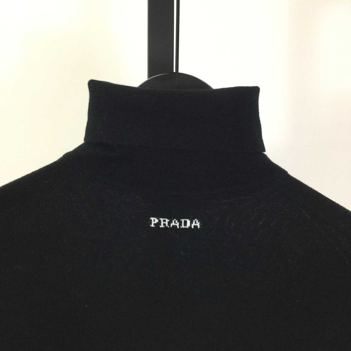 Prada Black Wool Turtleneck - EUR FASHION