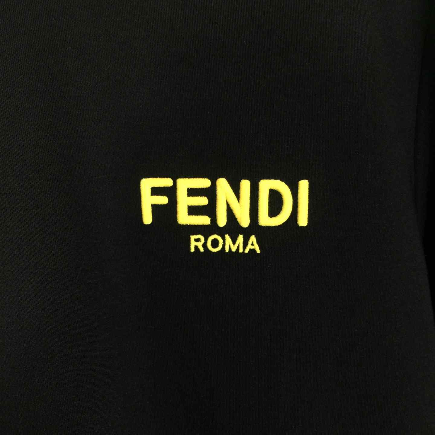 Fendi Cotton Jersey T-shirt  - EUR FASHION