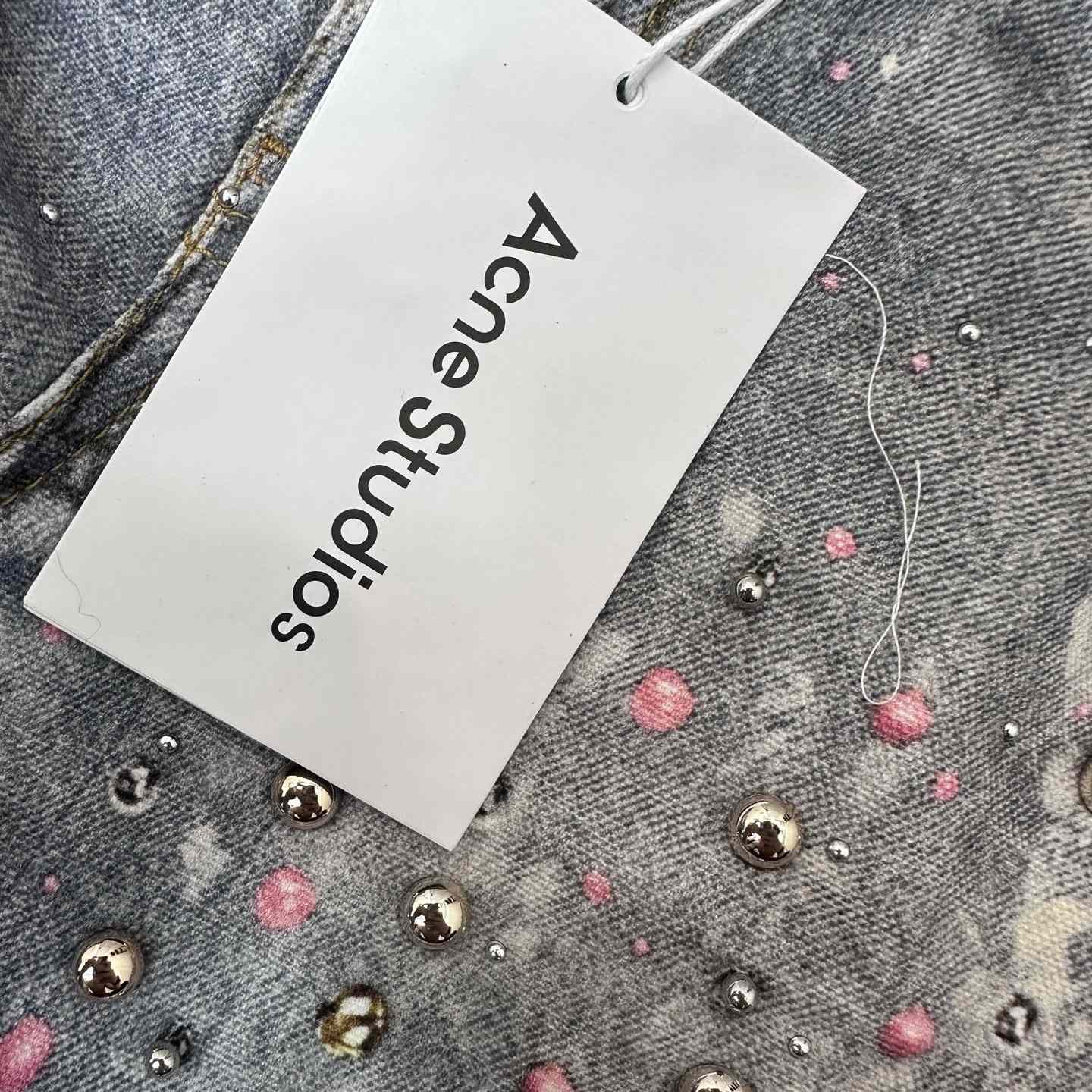 Acne Studios Loose Fit Denim Trousers - EUR FASHION