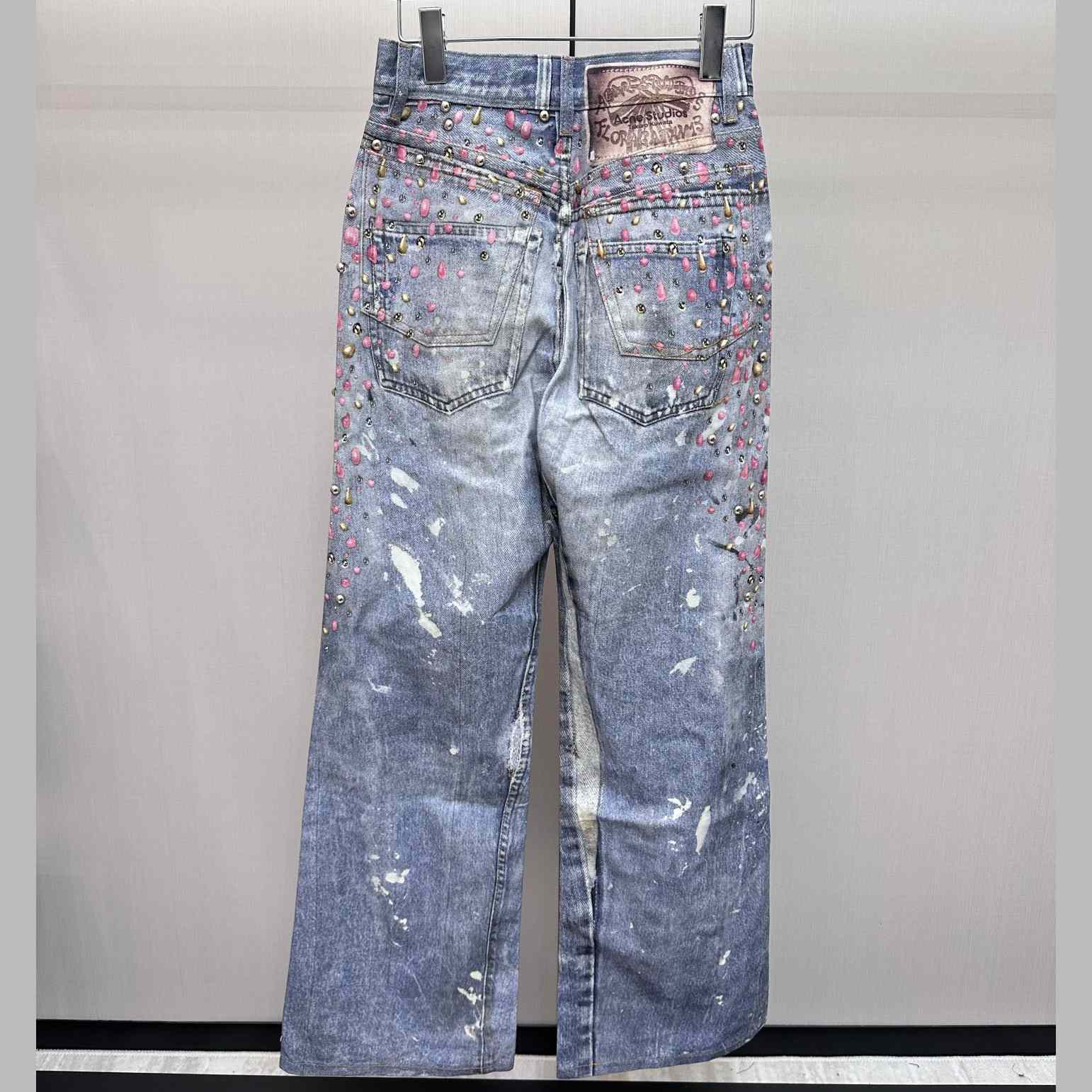 Acne Studios Loose Fit Denim Trousers - EUR FASHION