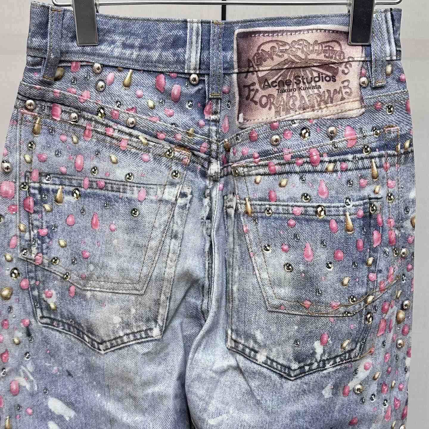 Acne Studios Loose Fit Denim Trousers - EUR FASHION