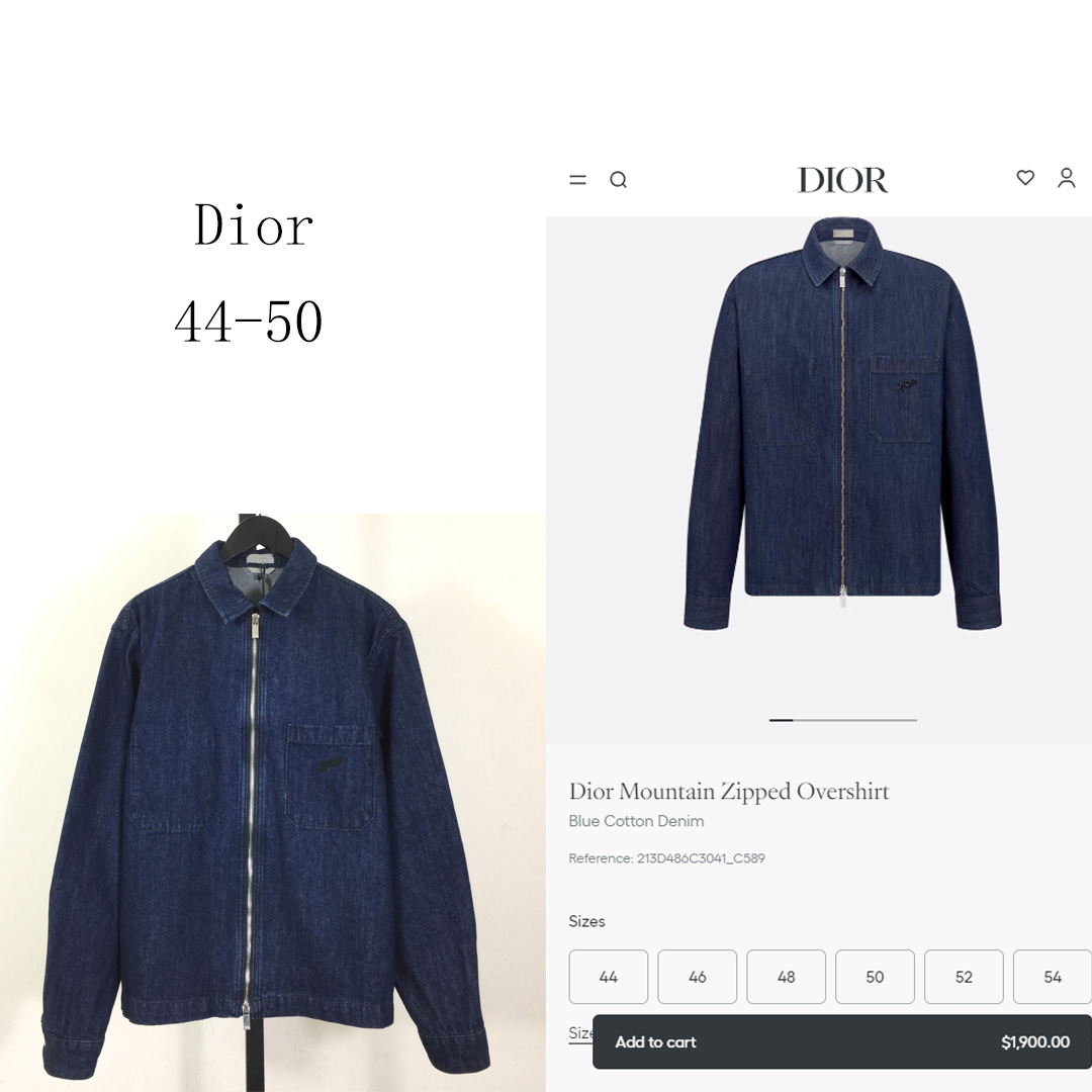 Dior Mountain Zipped Overshirt  - EUR FASHION