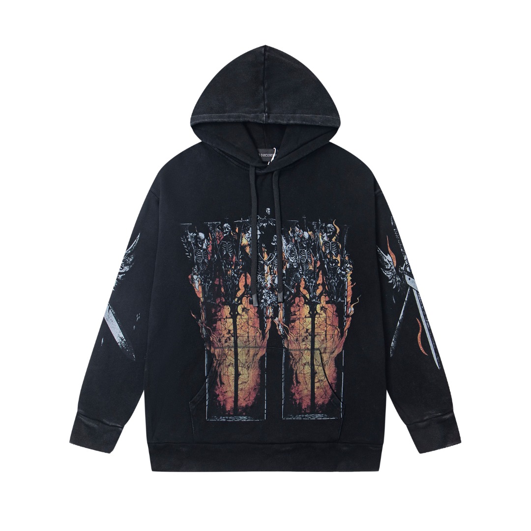 Who Decides War Hooded Pullover - EUR FASHION