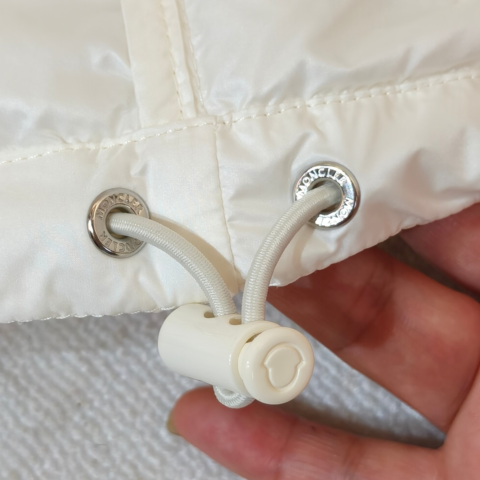 Moncler Jarcieu Braided Trim Short Down Jacket  - EUR FASHION