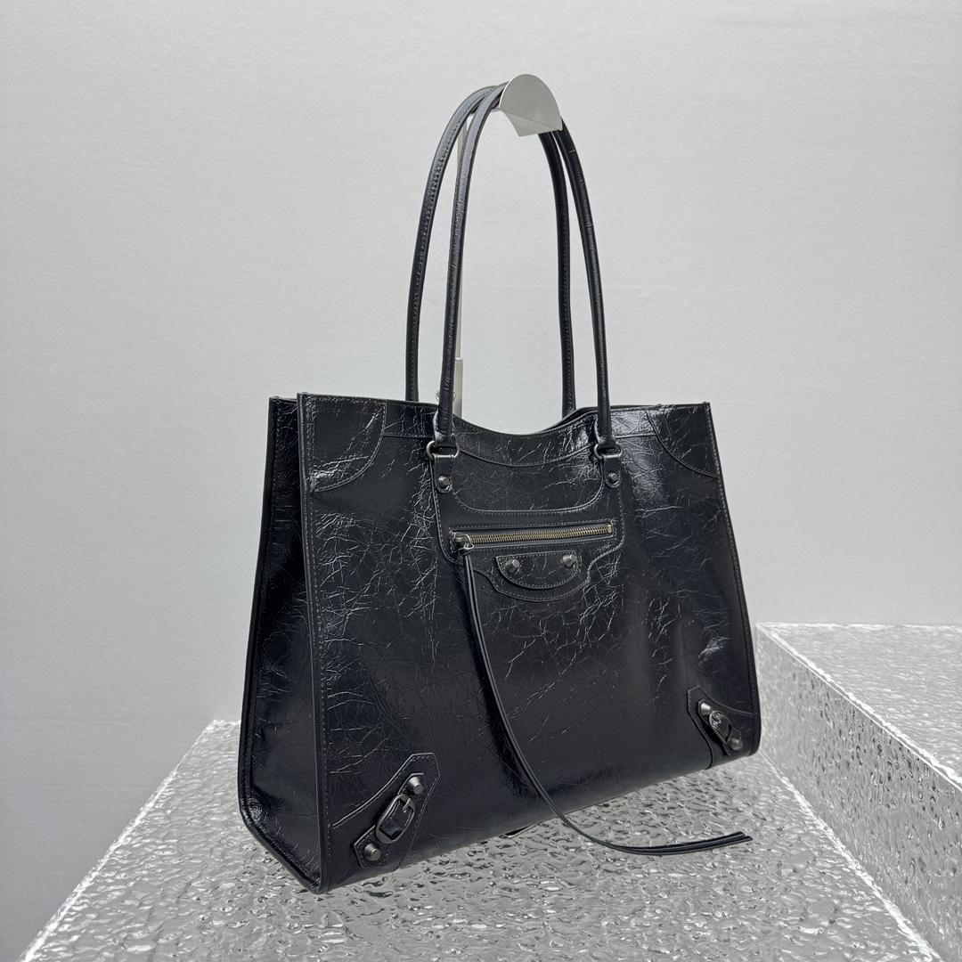 Balenciaga Le City Tote Bag Medium In Black - EUR FASHION