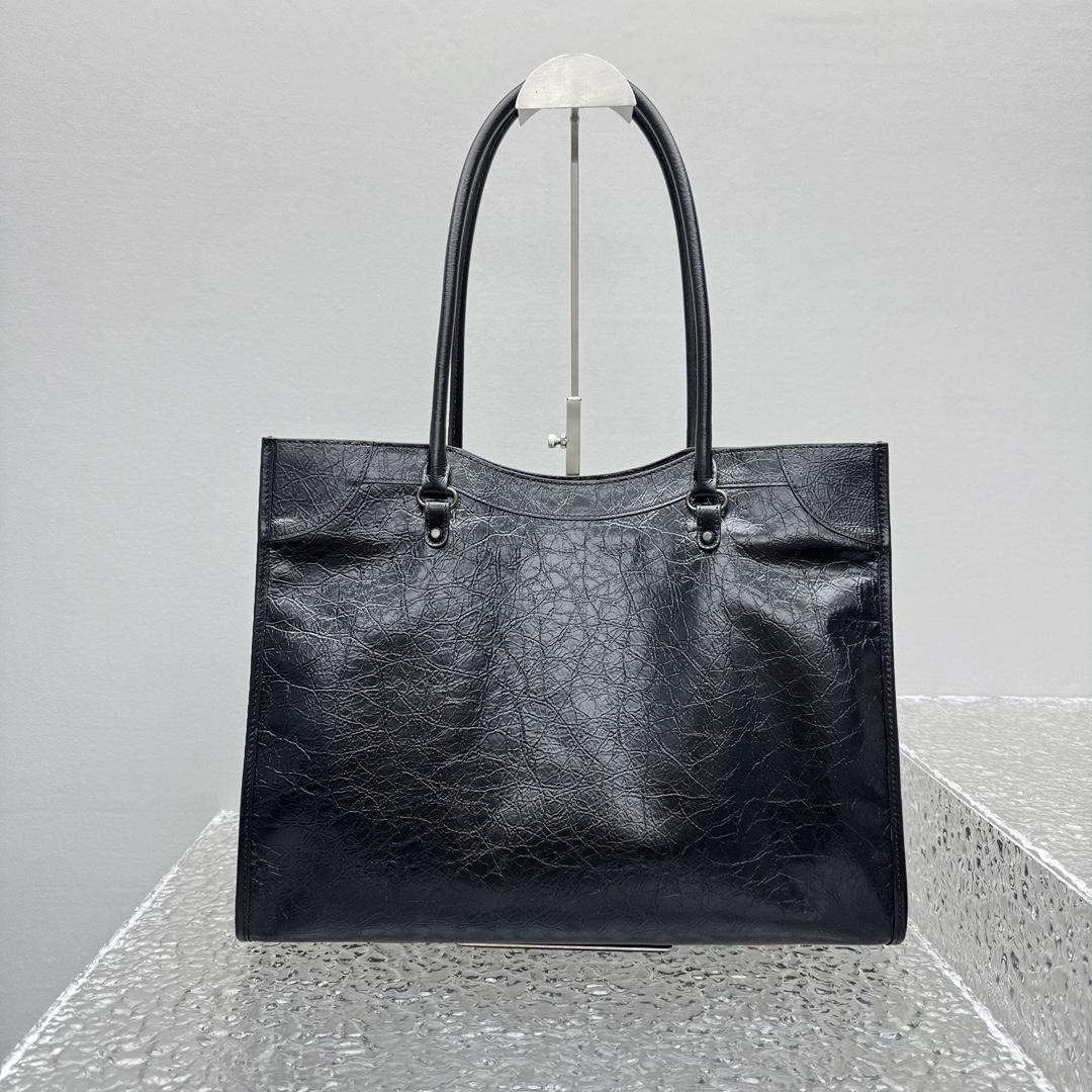 Balenciaga Le City Tote Bag Medium In Black - EUR FASHION