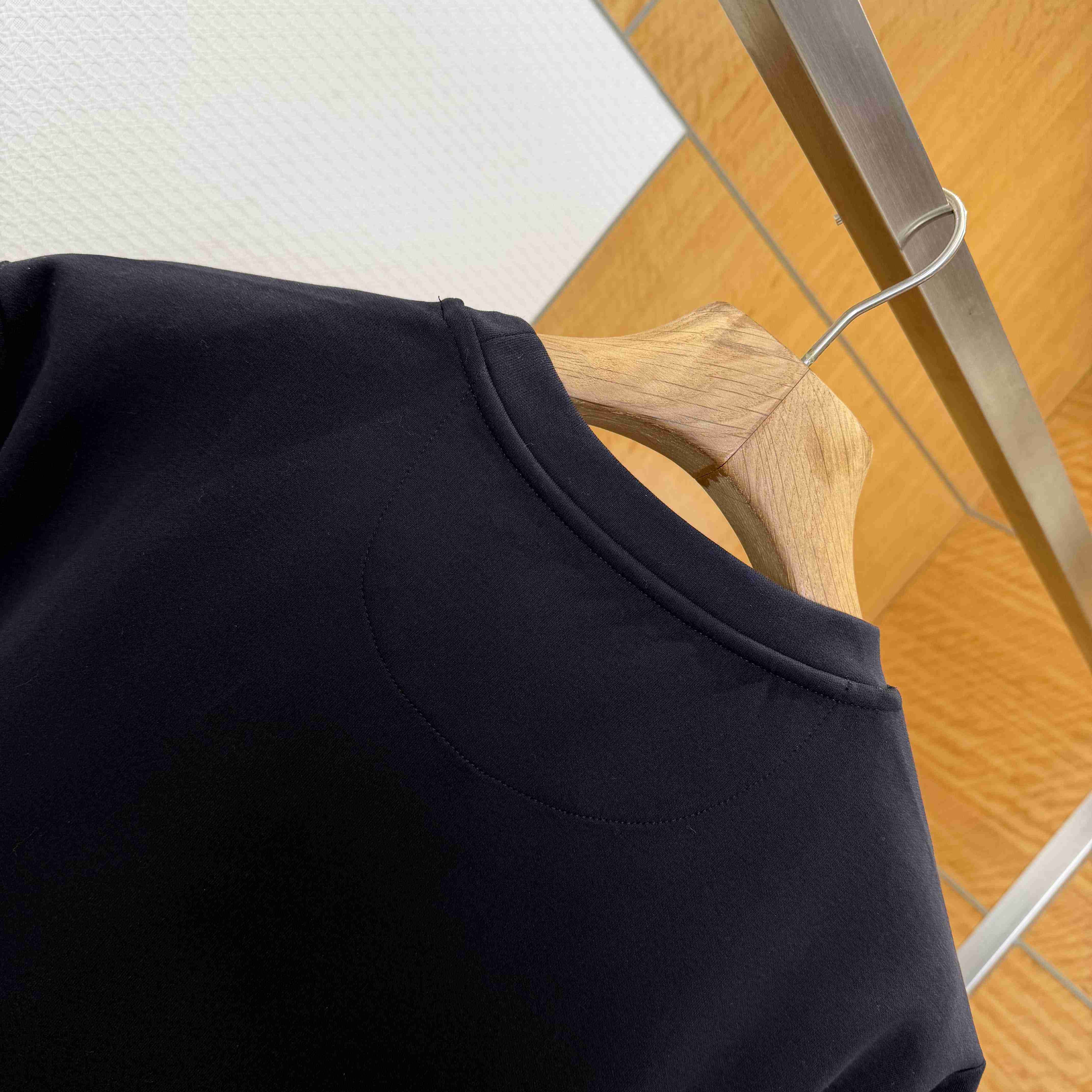 Fendi Dark Blue Cotton T-shirt - EUR FASHION