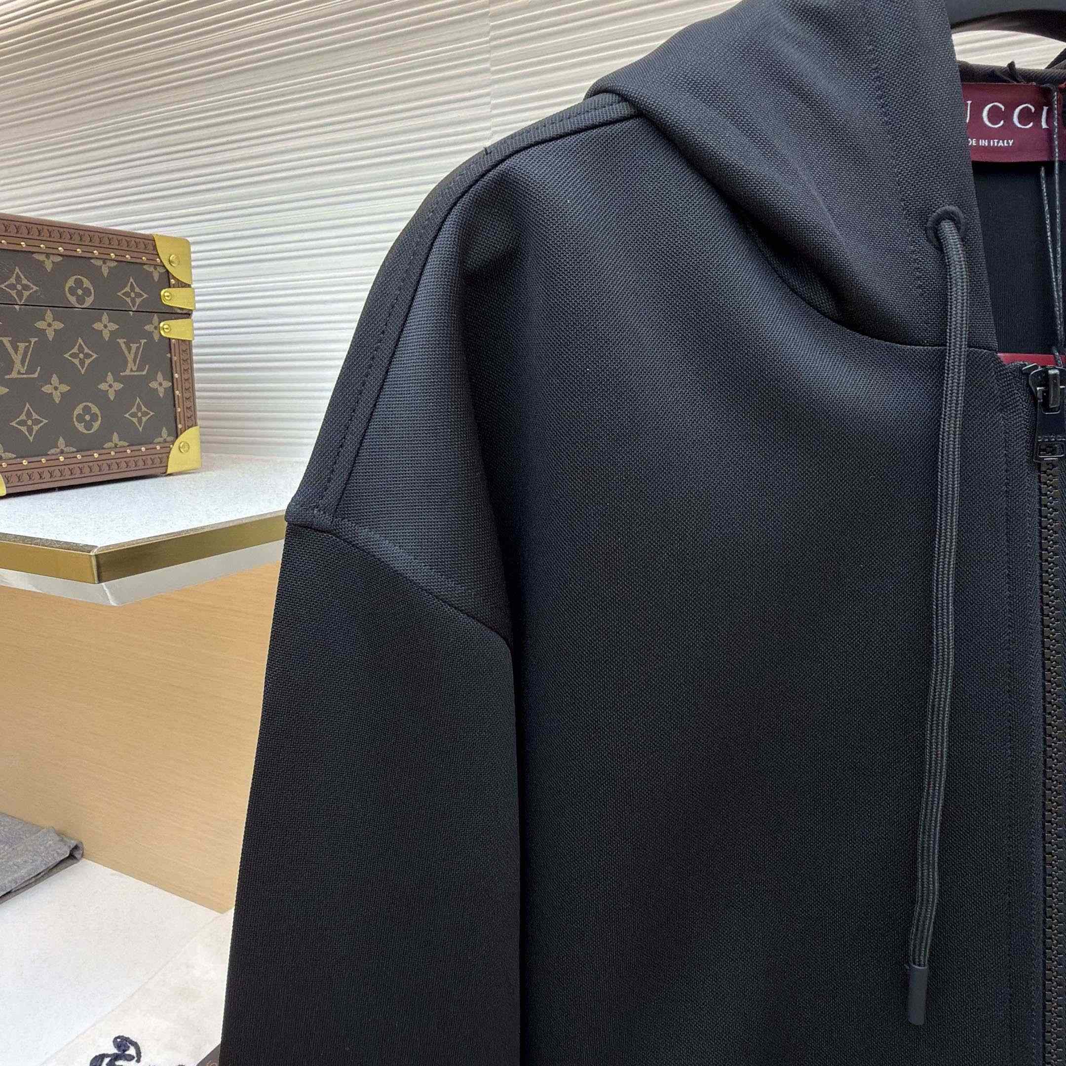 Gucci Technical Jersey Hooded Zip Jacket - EUR FASHION