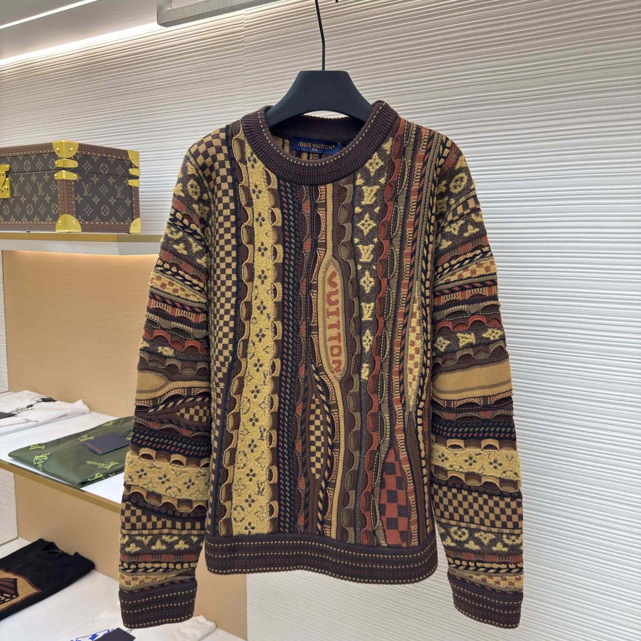 Louis Vuitton Long-Sleeved Crewneck   1AIMBI - EUR FASHION