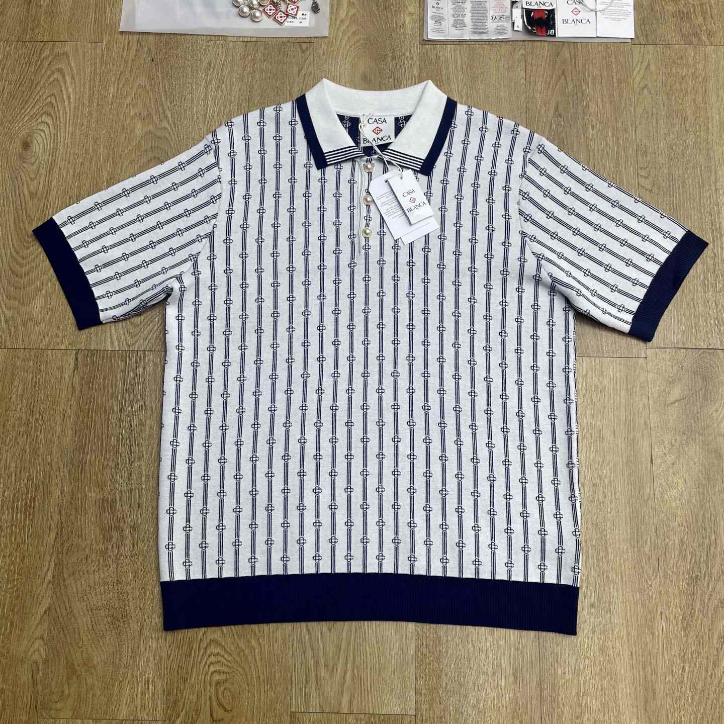 Casablanca Monogram Polo Shirt    D0112 - EUR FASHION
