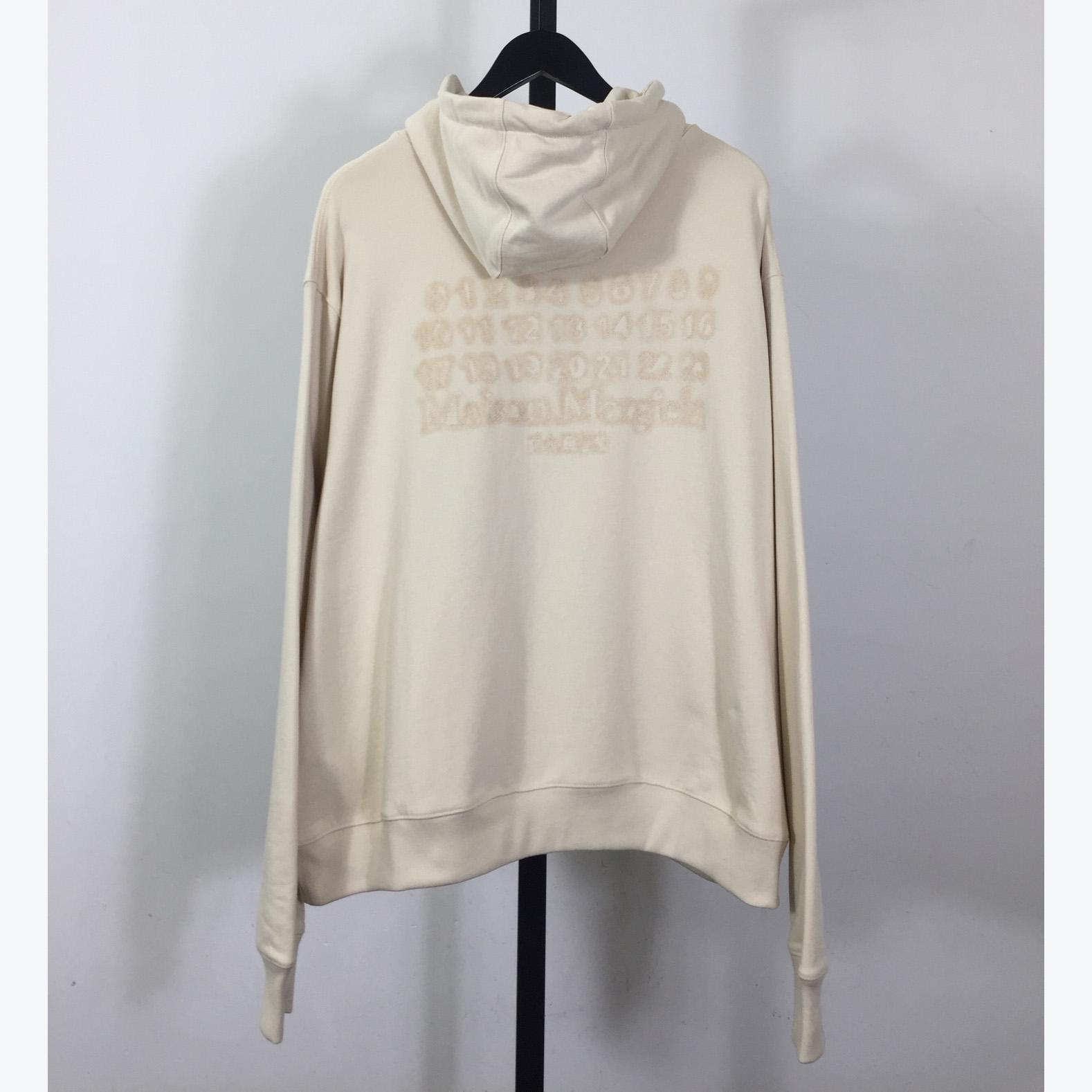 Maison Margiela Embroidered Logo Hoodie - EUR FASHION