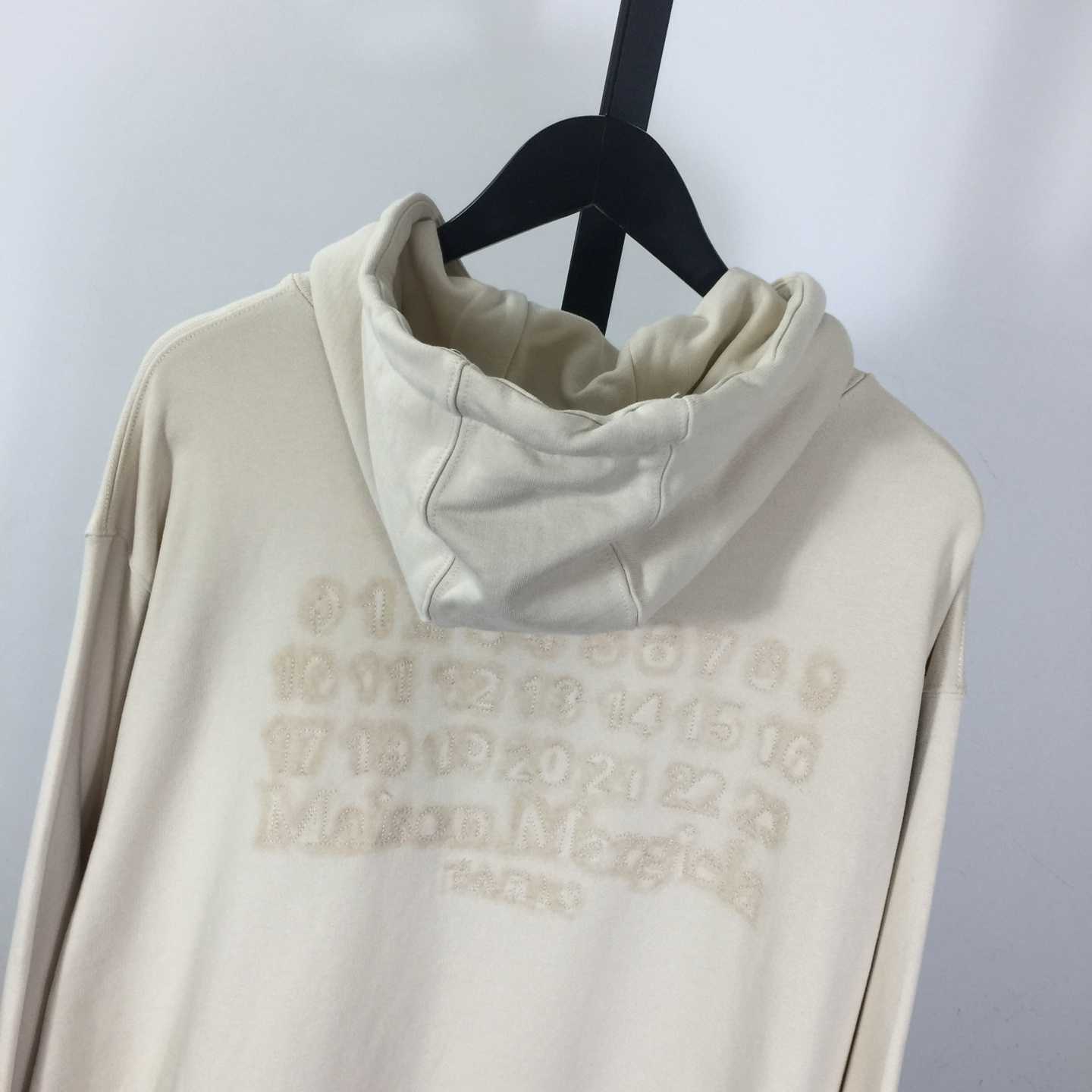 Maison Margiela Embroidered Logo Hoodie - EUR FASHION