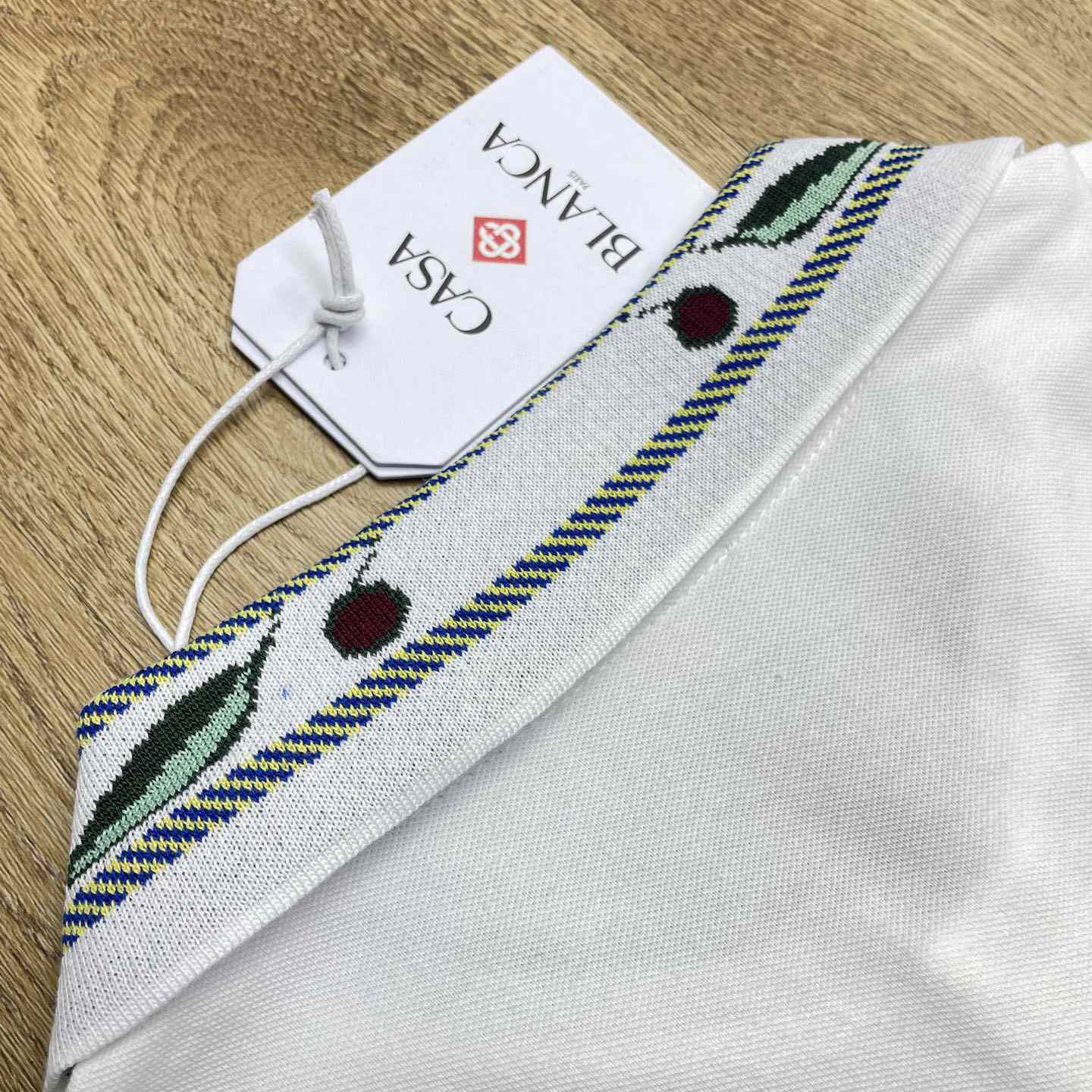 Casablanca Laurel Pique Short Sleeve Polo Shirt    c1097 - EUR FASHION