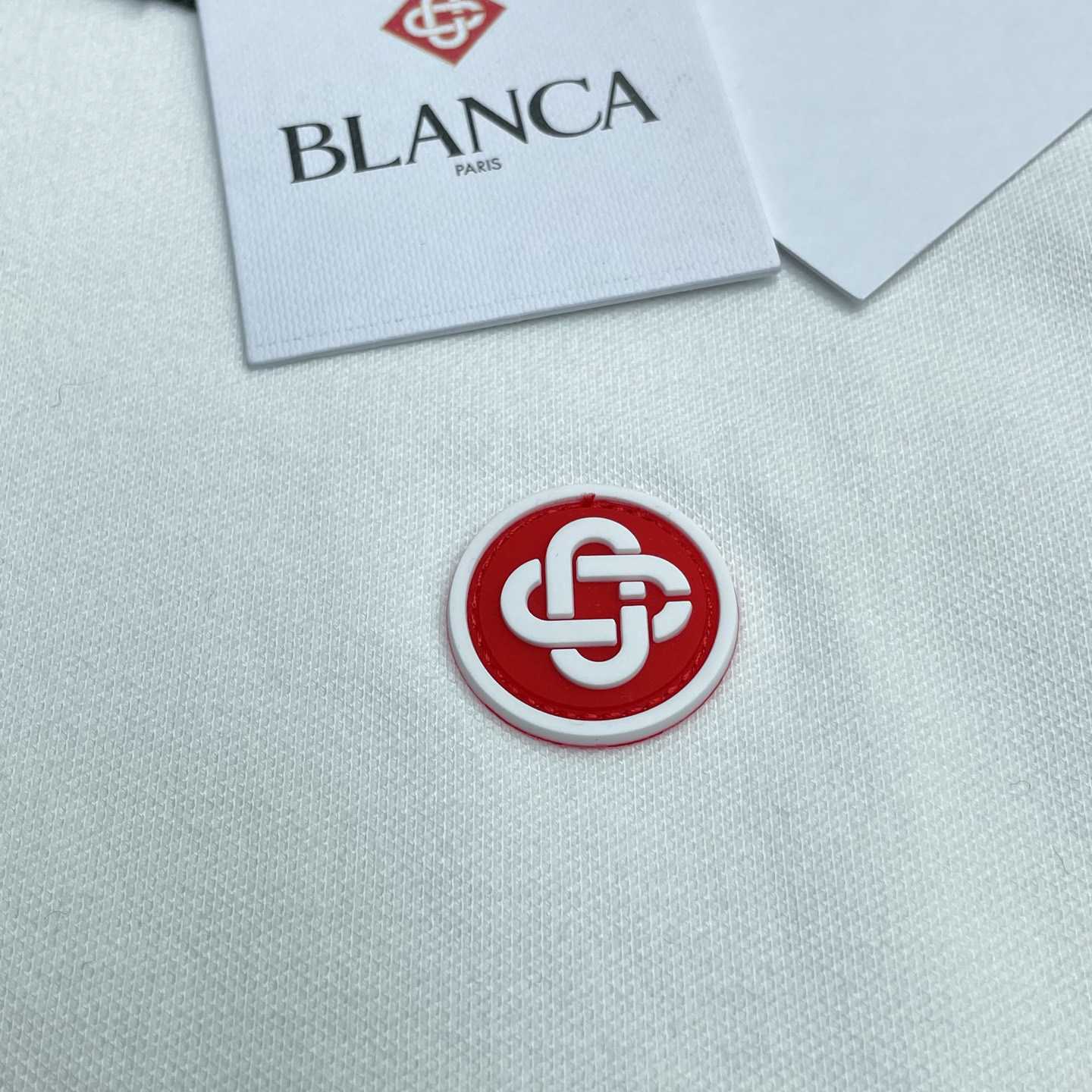 Casablanca Laurel Pique Short Sleeve Polo Shirt    c1097 - EUR FASHION