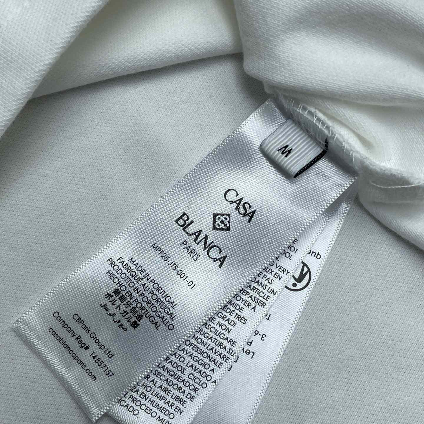 Casablanca Laurel Pique Short Sleeve Polo Shirt    c1097 - EUR FASHION