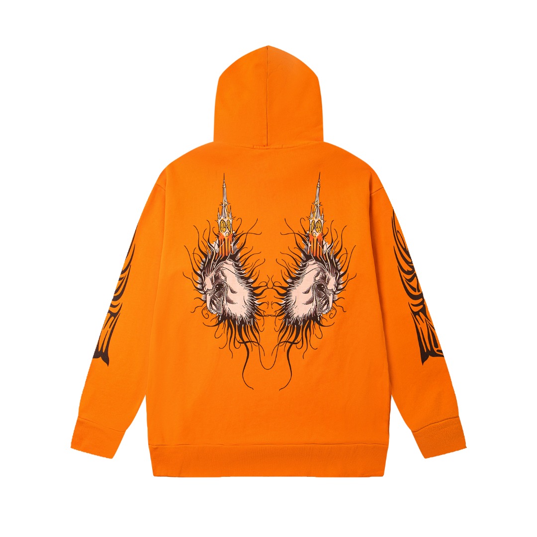 Who Decides War Nefarious Bird-print Hoodie - EUR FASHION